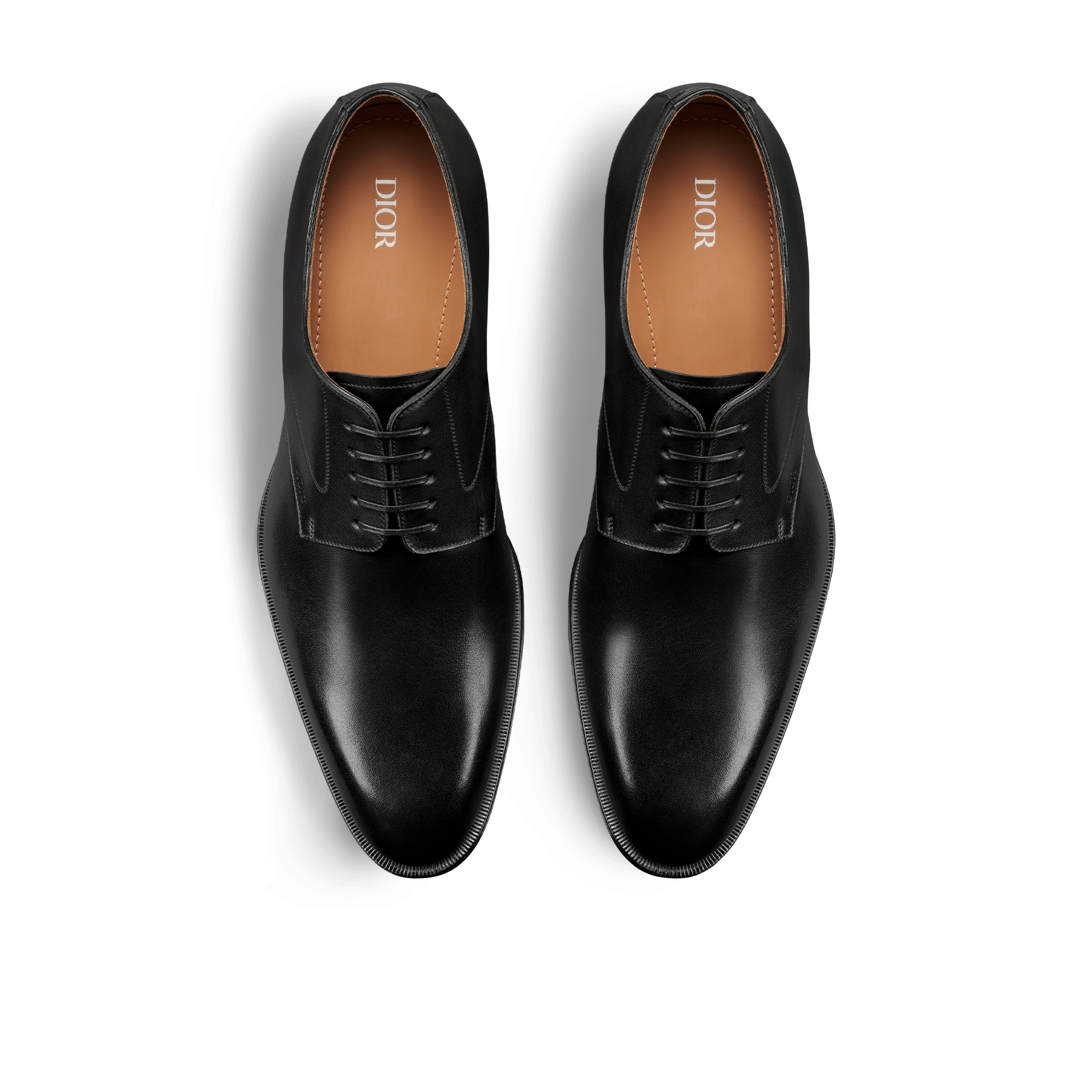 Dior Timeless Derby Schuh Glattes Kalbsleder in Schwarz E06