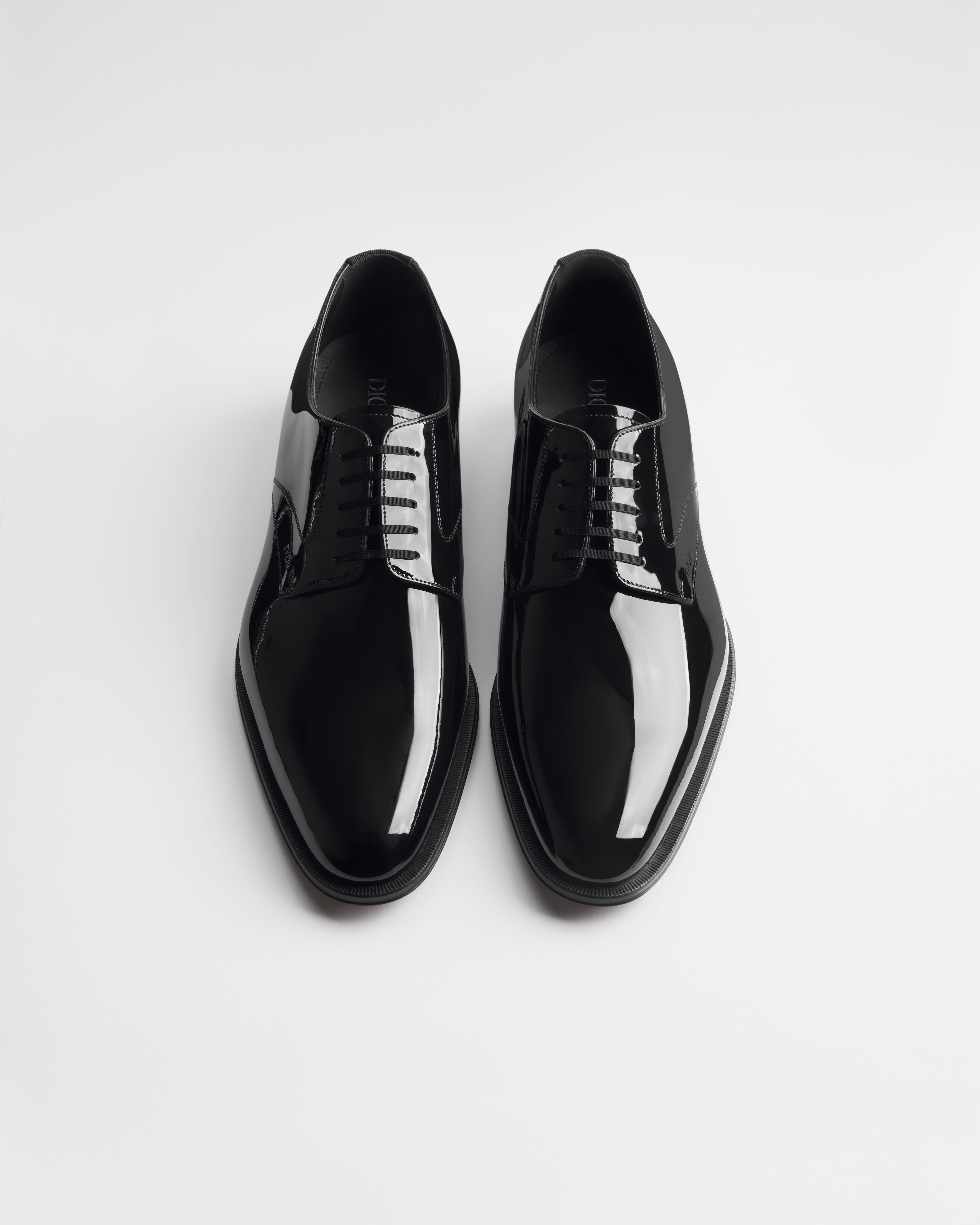 Dior Timeless Derby Shoe Black Patent Calfskin E06