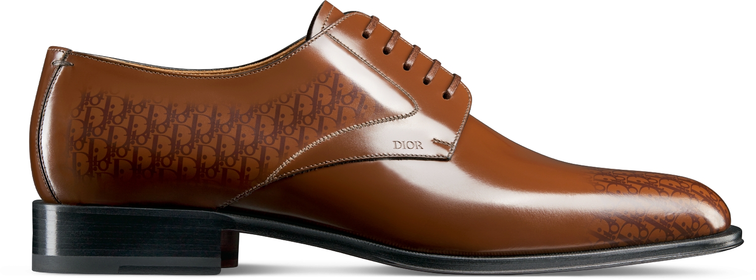 Dior Timeless Derby Shoe Brown Calfskin with Dior Oblique Gradient ...