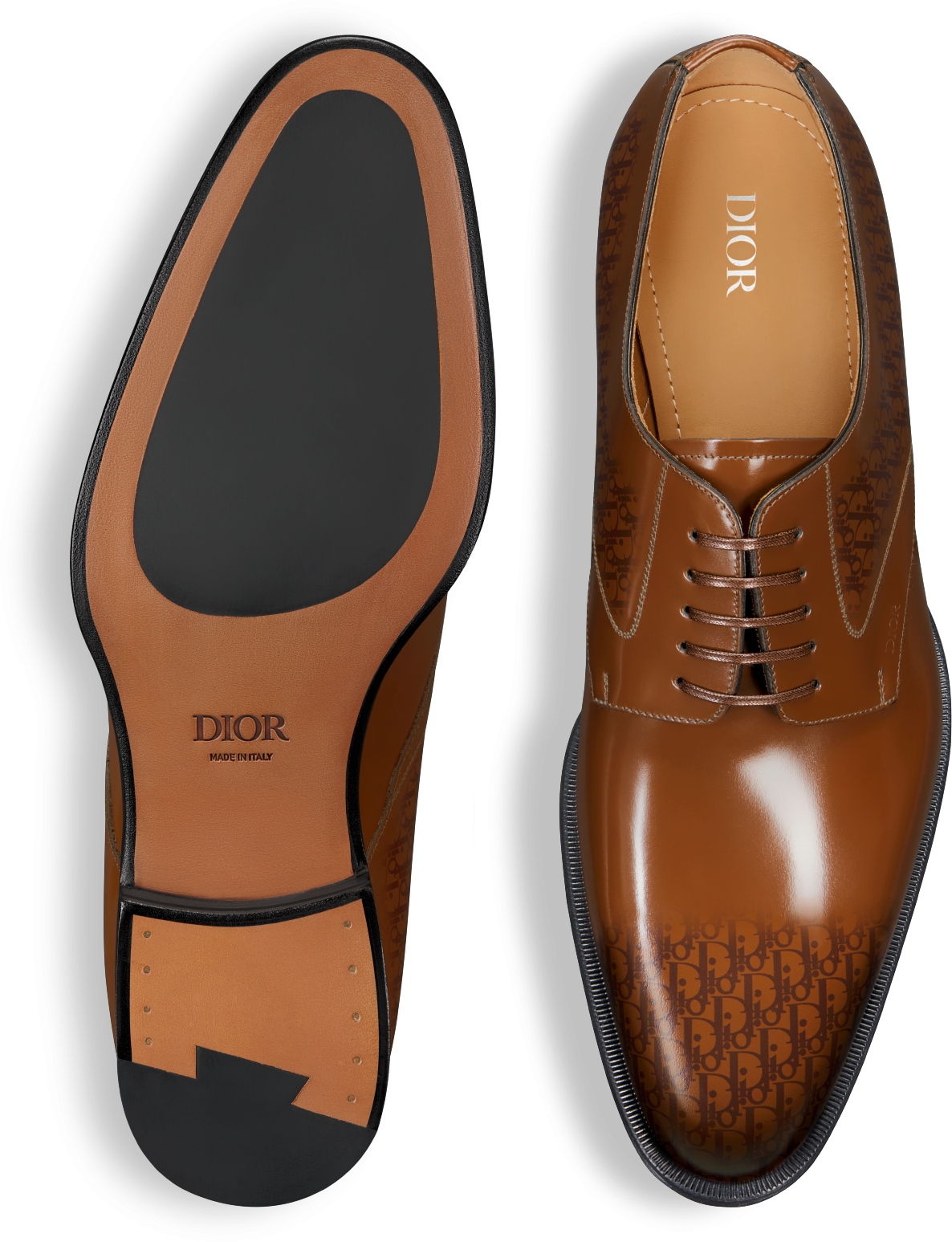 Dior Timeless Derby Shoe Brown Calfskin with Dior Oblique Gradient ...