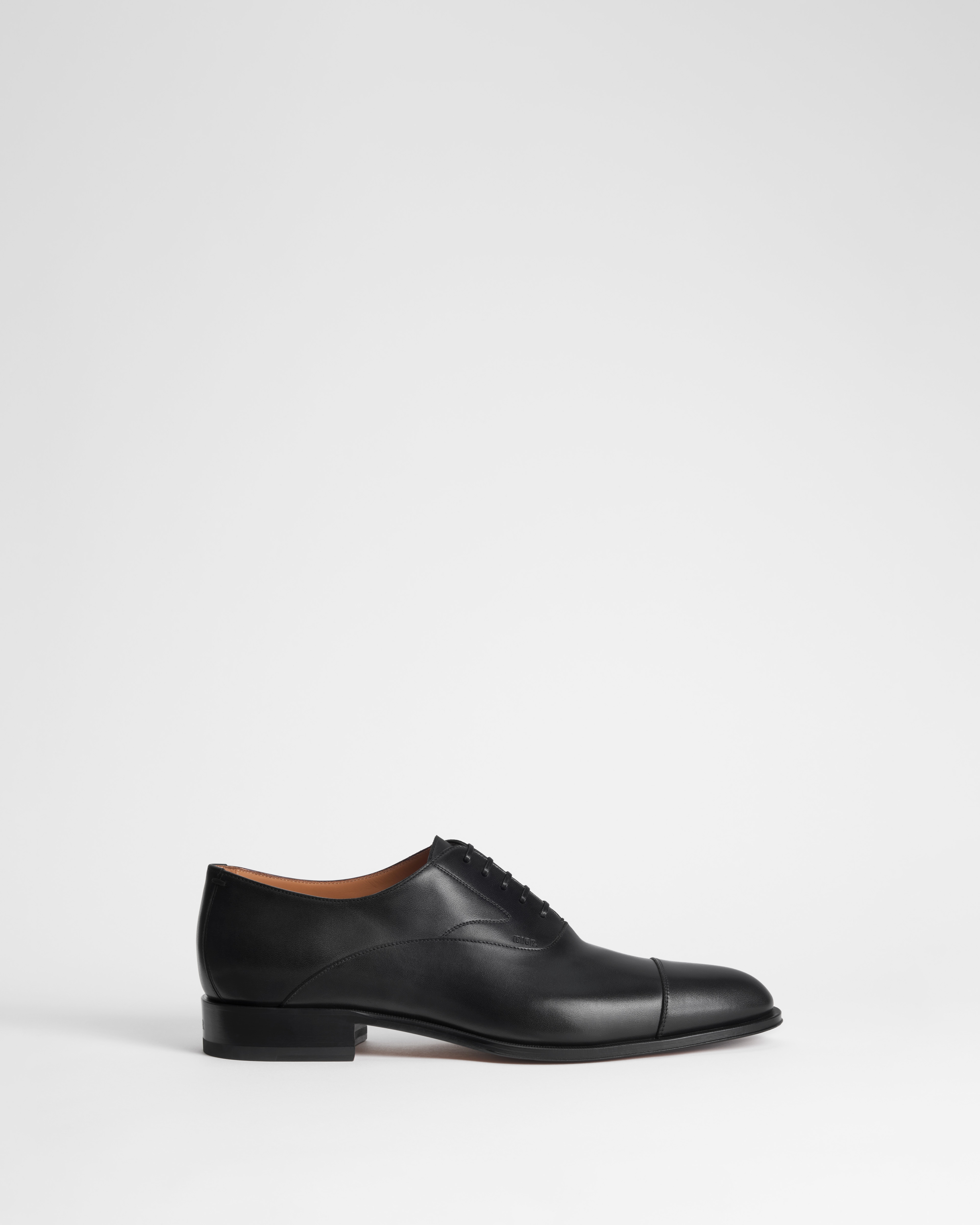 Richelieu Dior Timeless Cuir de veau lisse noir E02