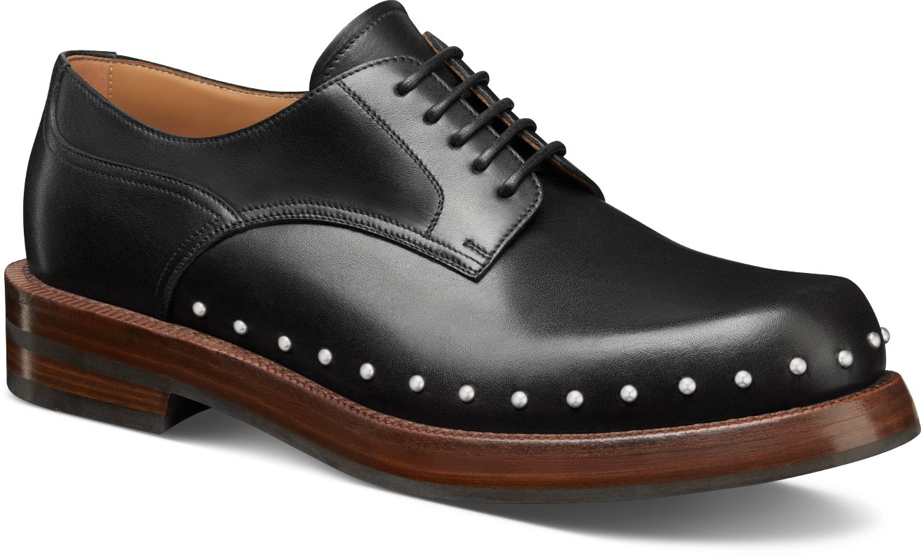 Dior Carlo Derby Shoe Three quarter closed view Three quarter closed view