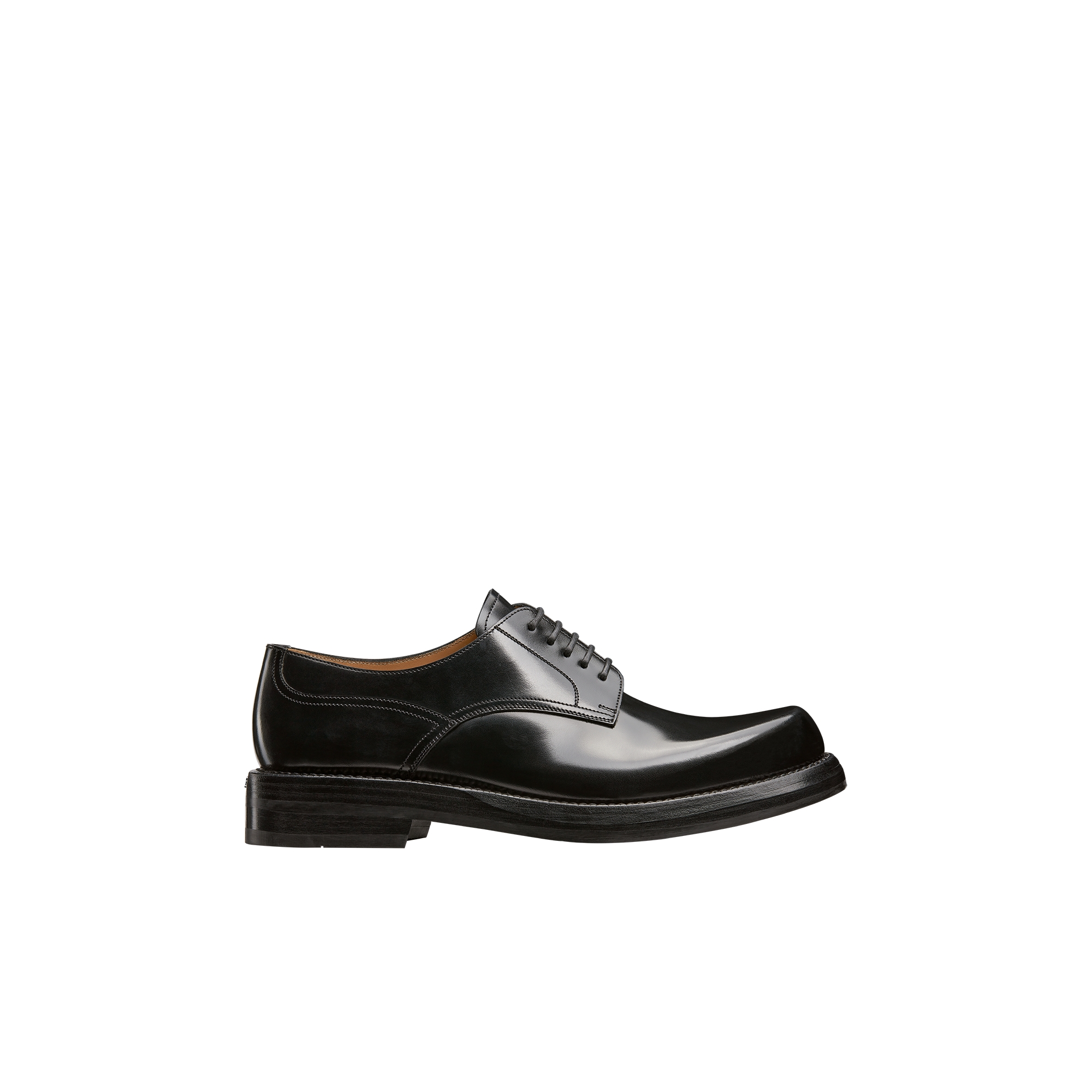 Dior Carlo Derby Shoe Black Polished Calfskin E02