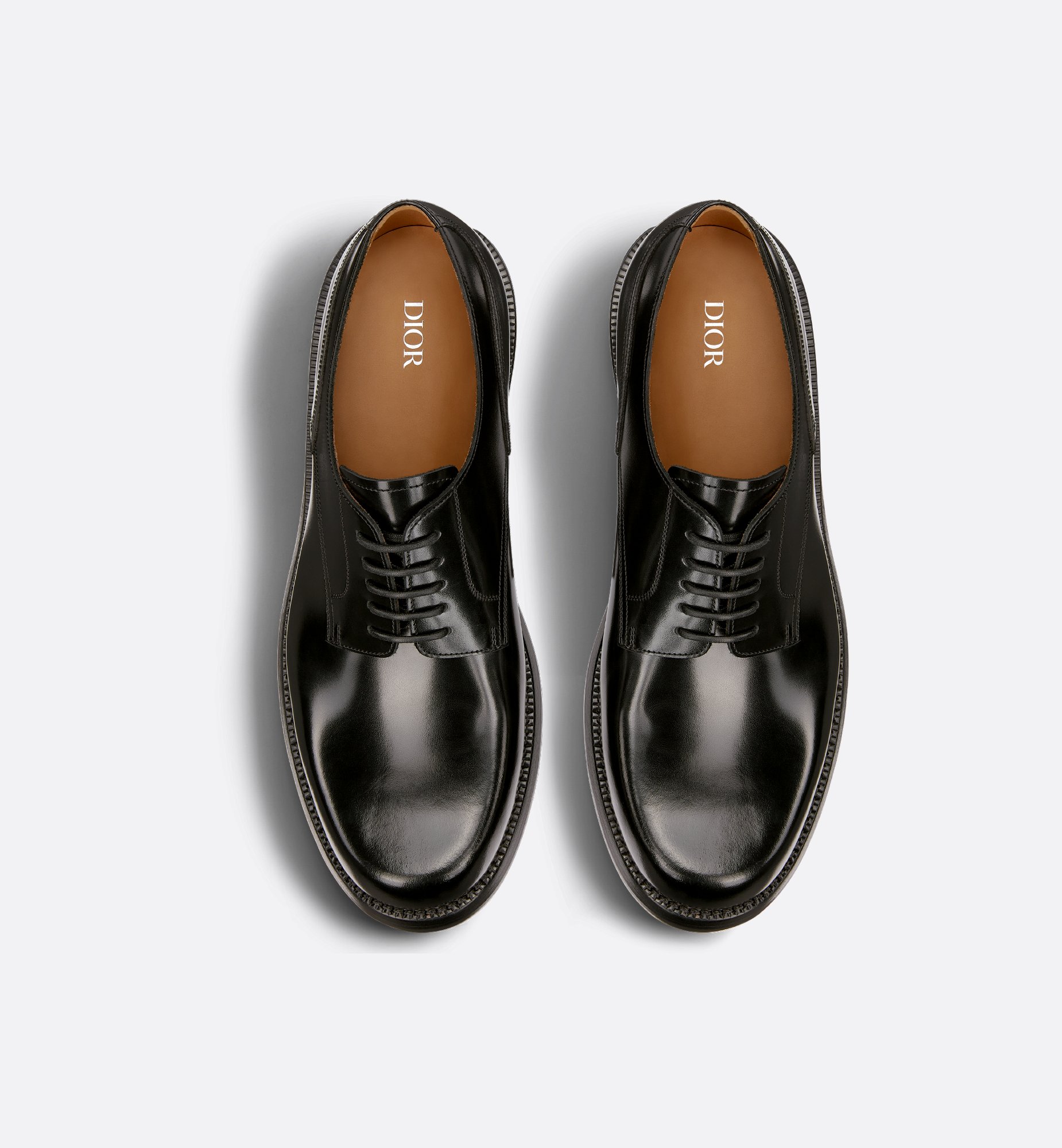 Dior Carlo Derby Shoe Black Polished Calfskin | DIOR Dior Carlo Derby Shoe Black Polished Calfskin | DIOR