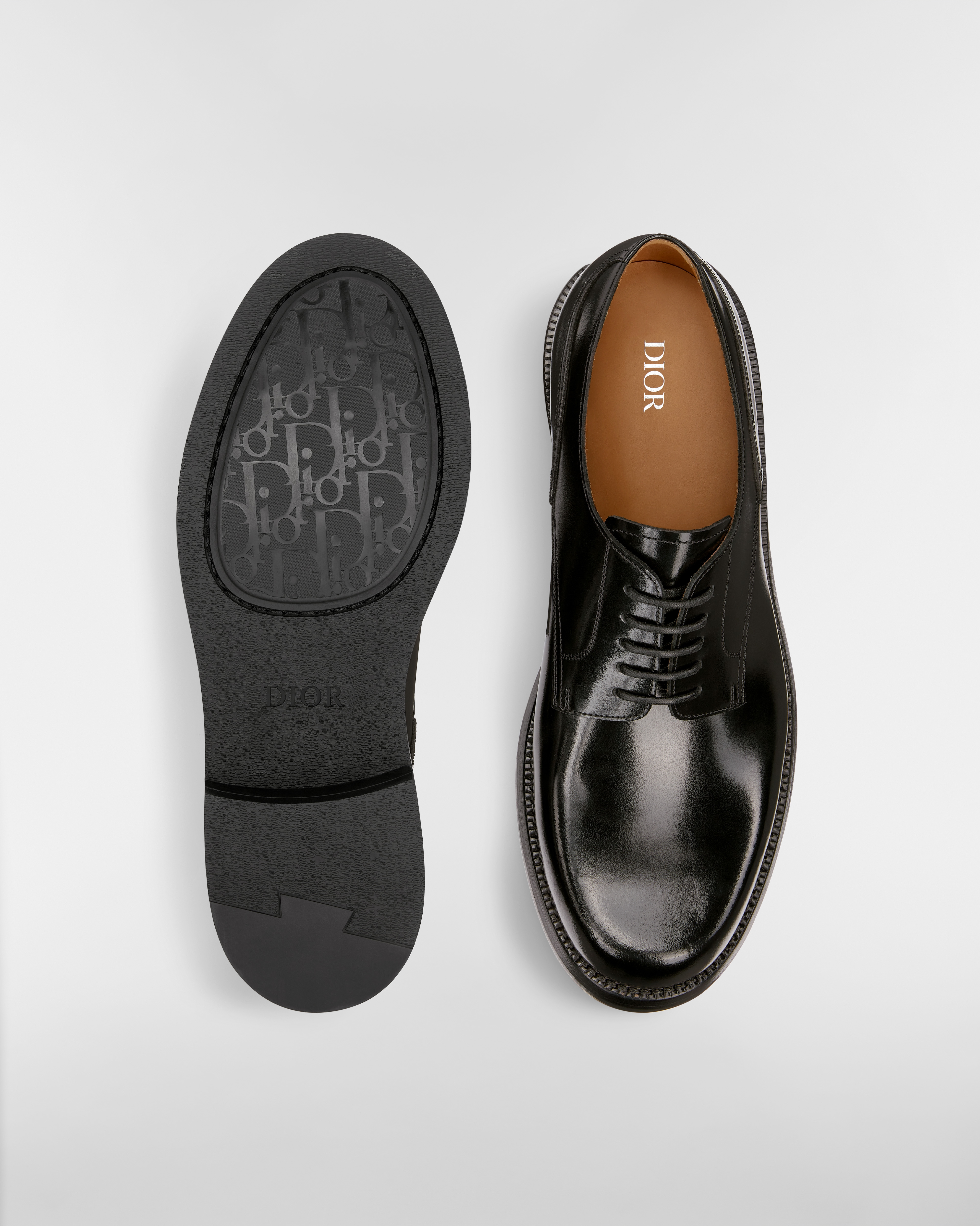 Dior Carlo ダービーシューズ ポリッシュド カーフスキン E07