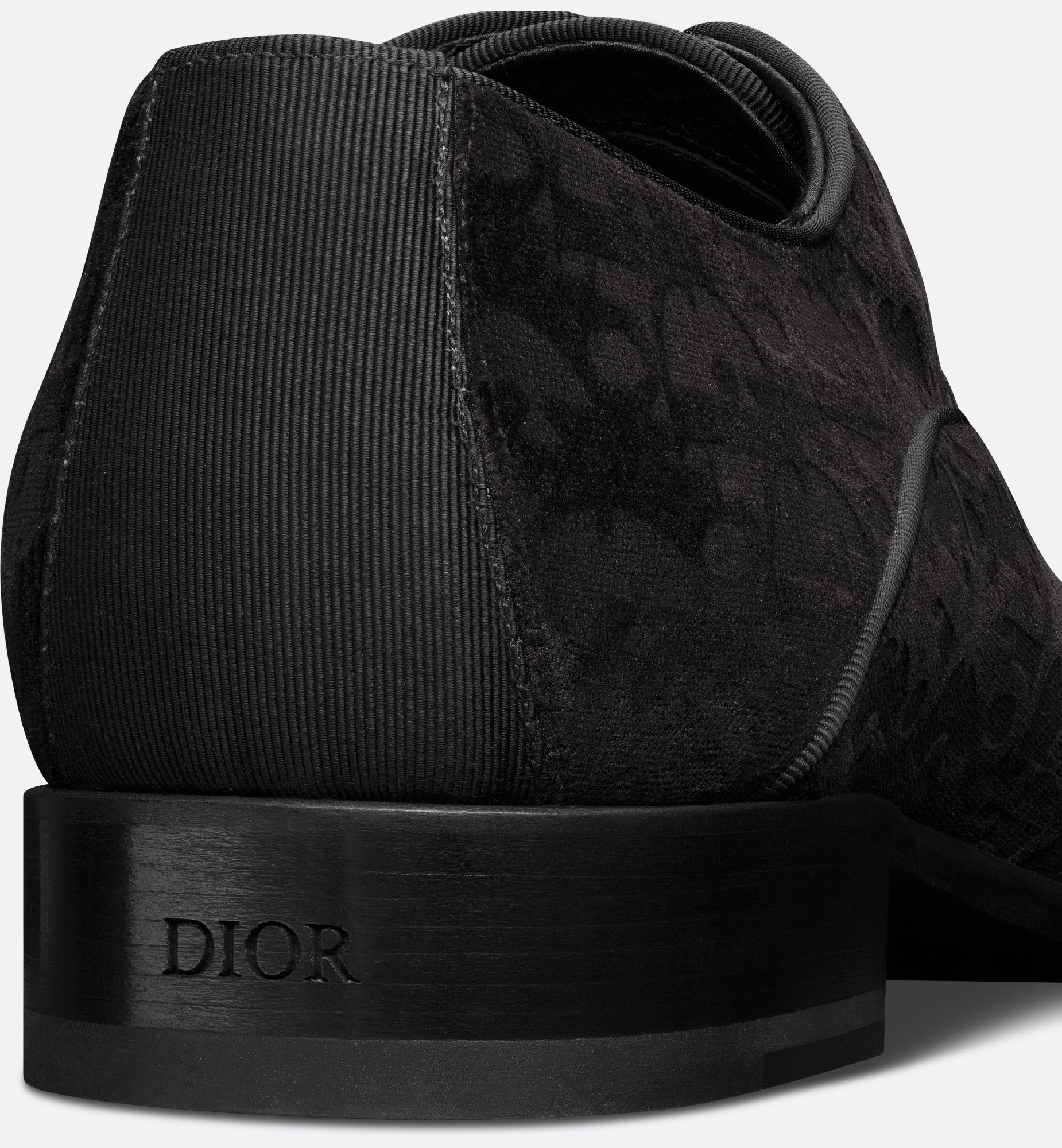 Dior Timeless Oxford Shoe Black Dior Oblique Velvet | DIOR Dior Timeless Oxford Shoe Black Dior Oblique Velvet | DIOR