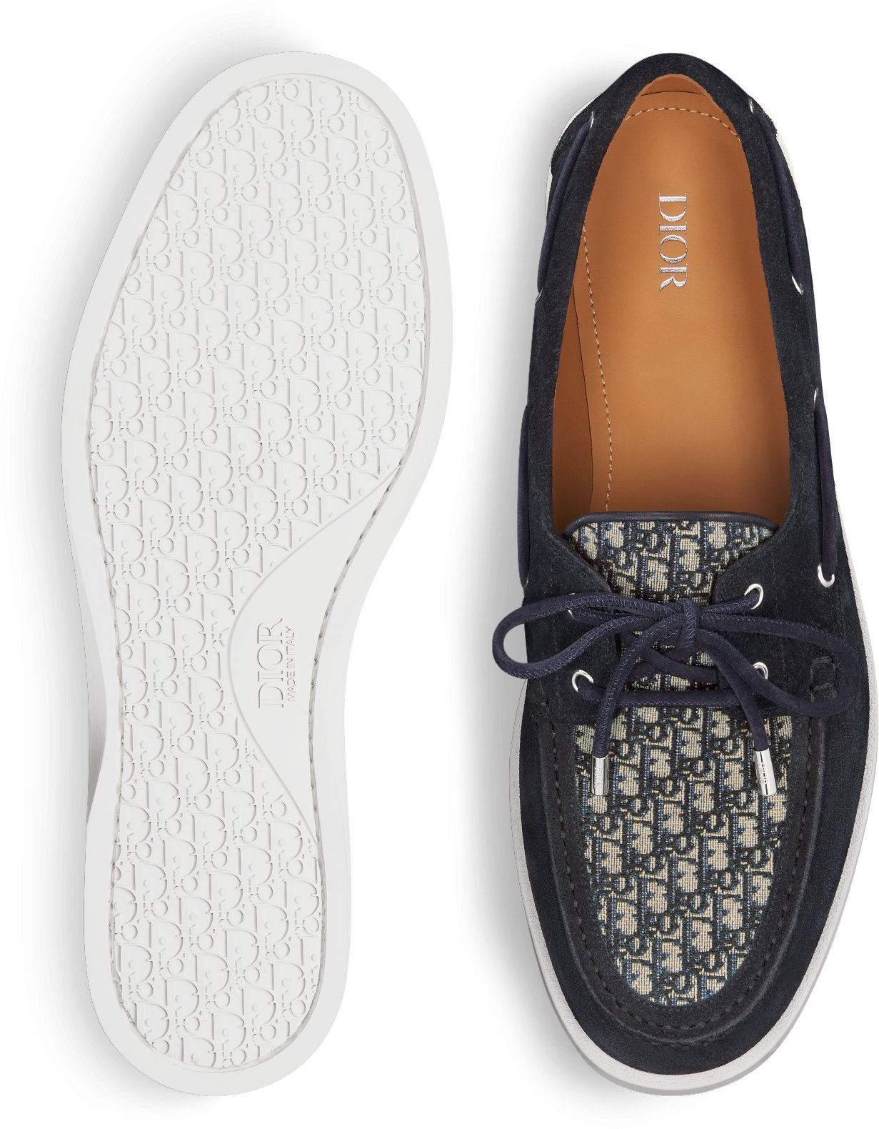 Dior Boat Shoe Beige Suede Men's - 3DE311ZHQ - US