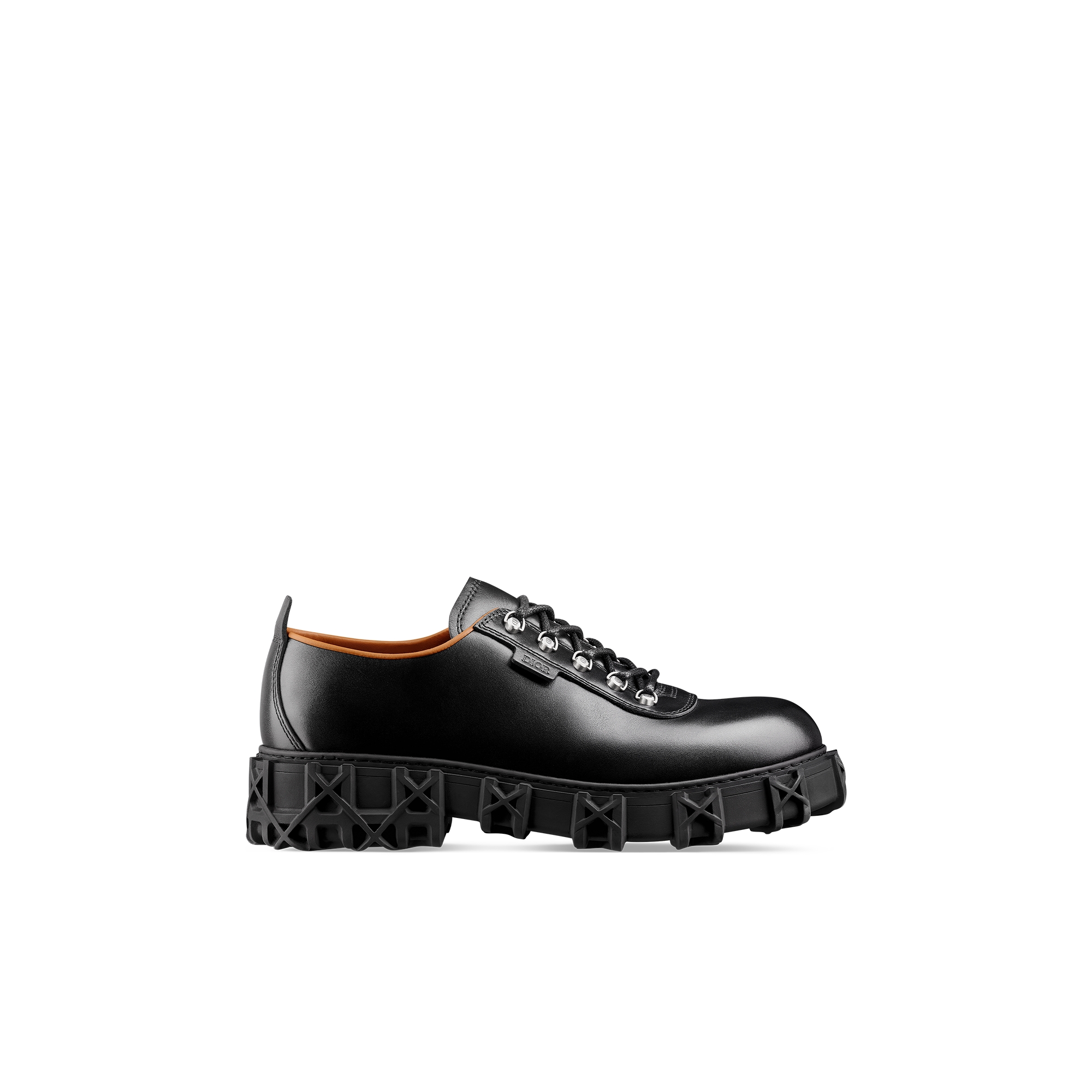 Dior Slickrock Derby Shoe Black Smooth Calfskin | DIOR