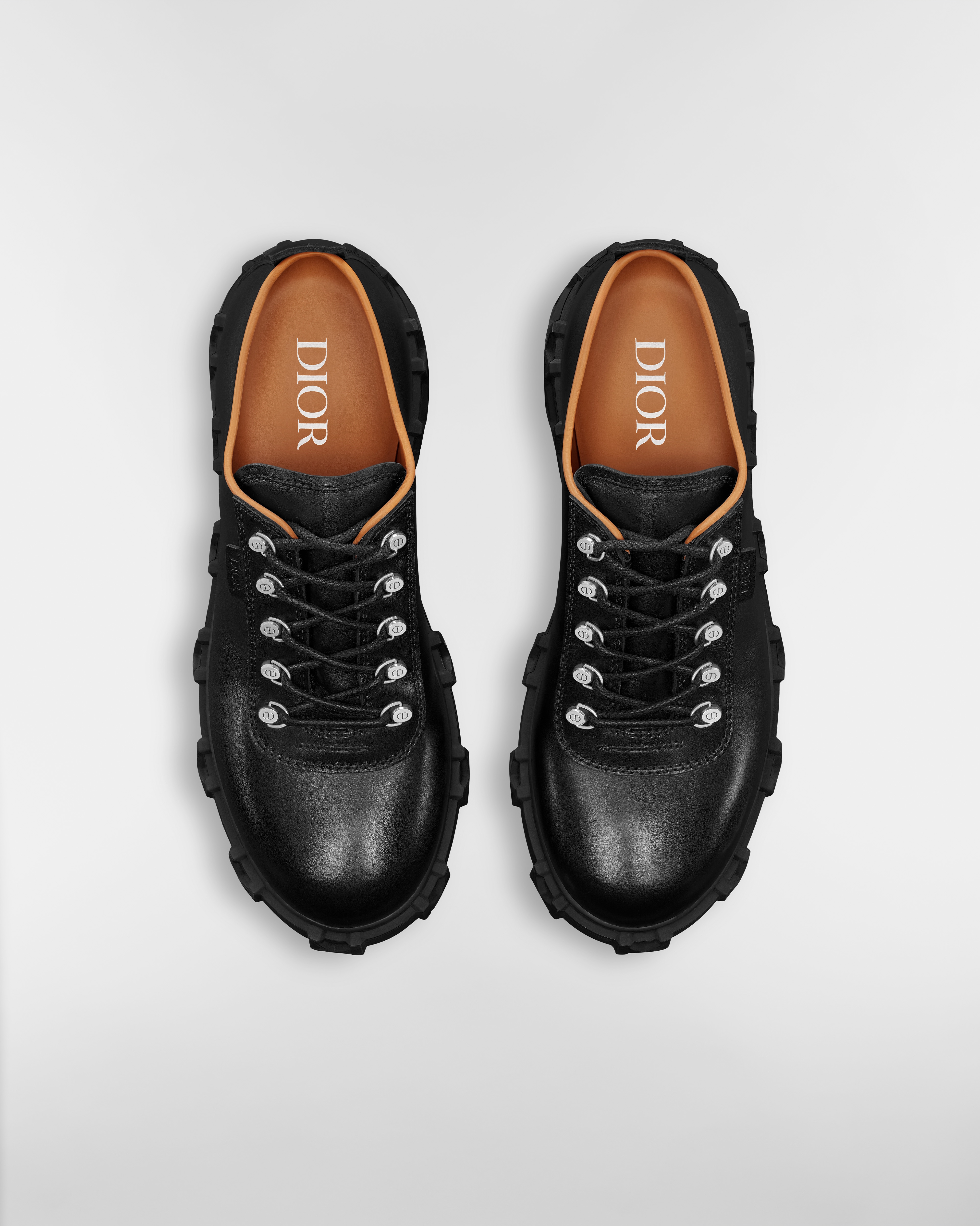 Derby Dior Slickrock Cuir de veau lisse noir E06