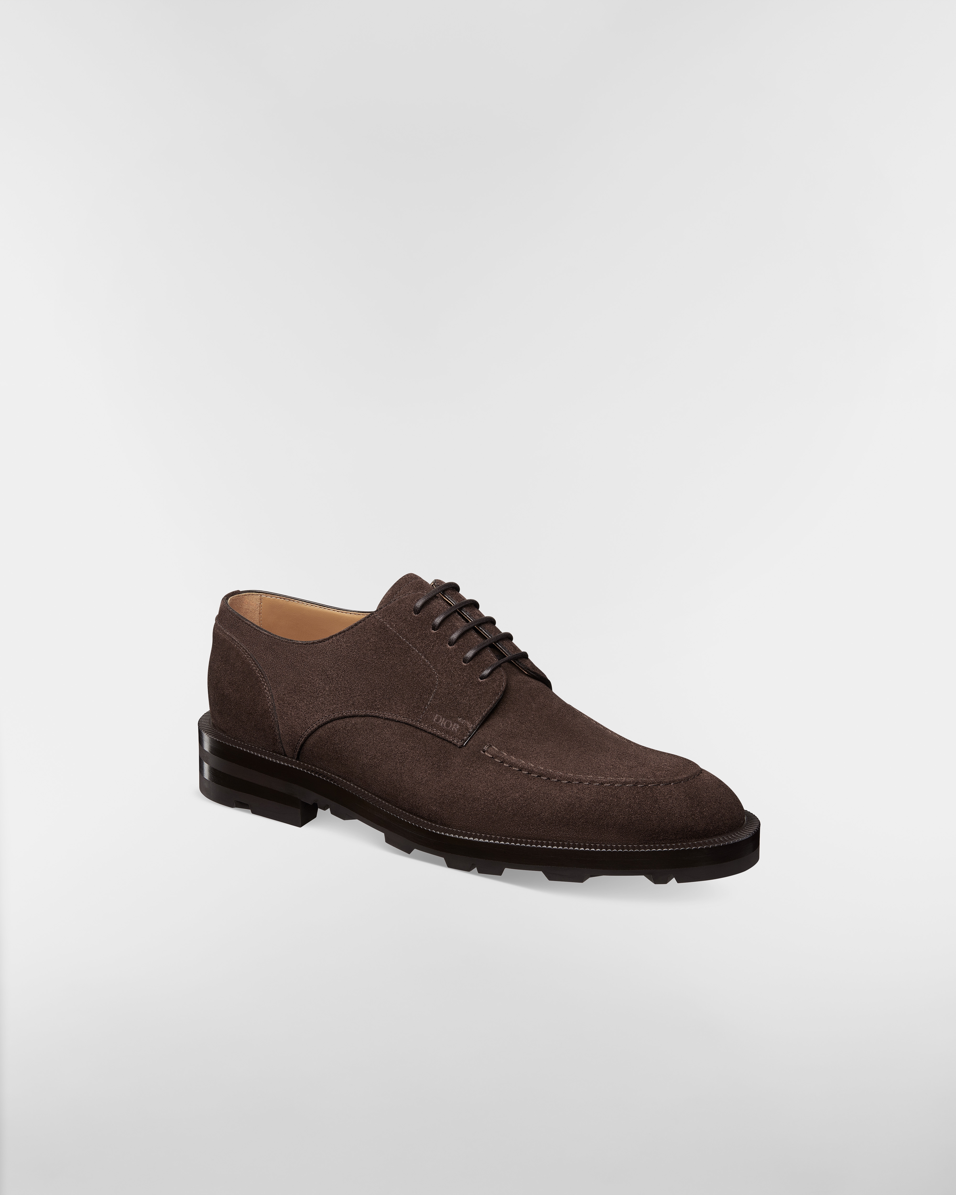 Dior Regency Derby Shoe Brown Suede E03