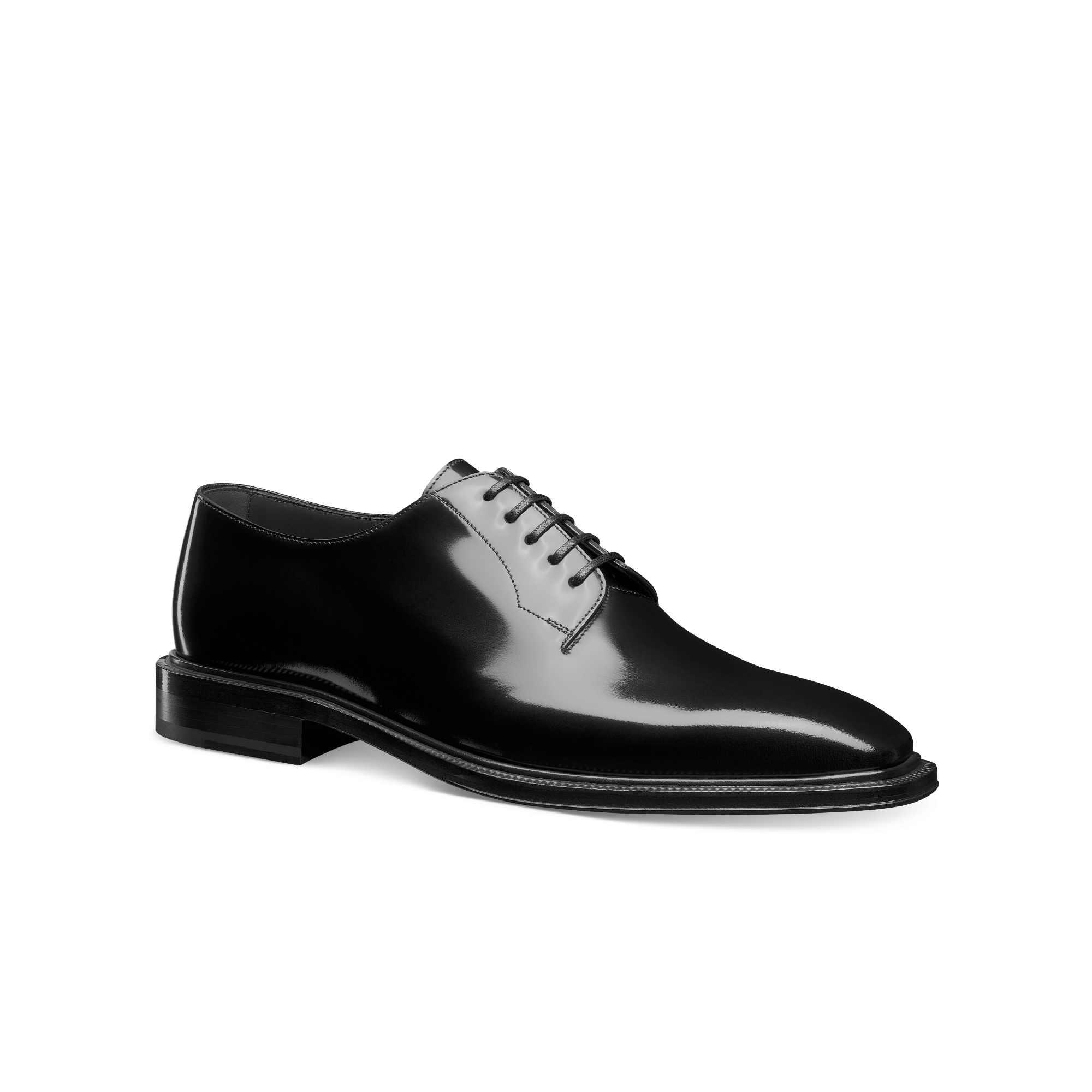 Dior Palmarès Derby Shoe Black Glazed Calfskin E03