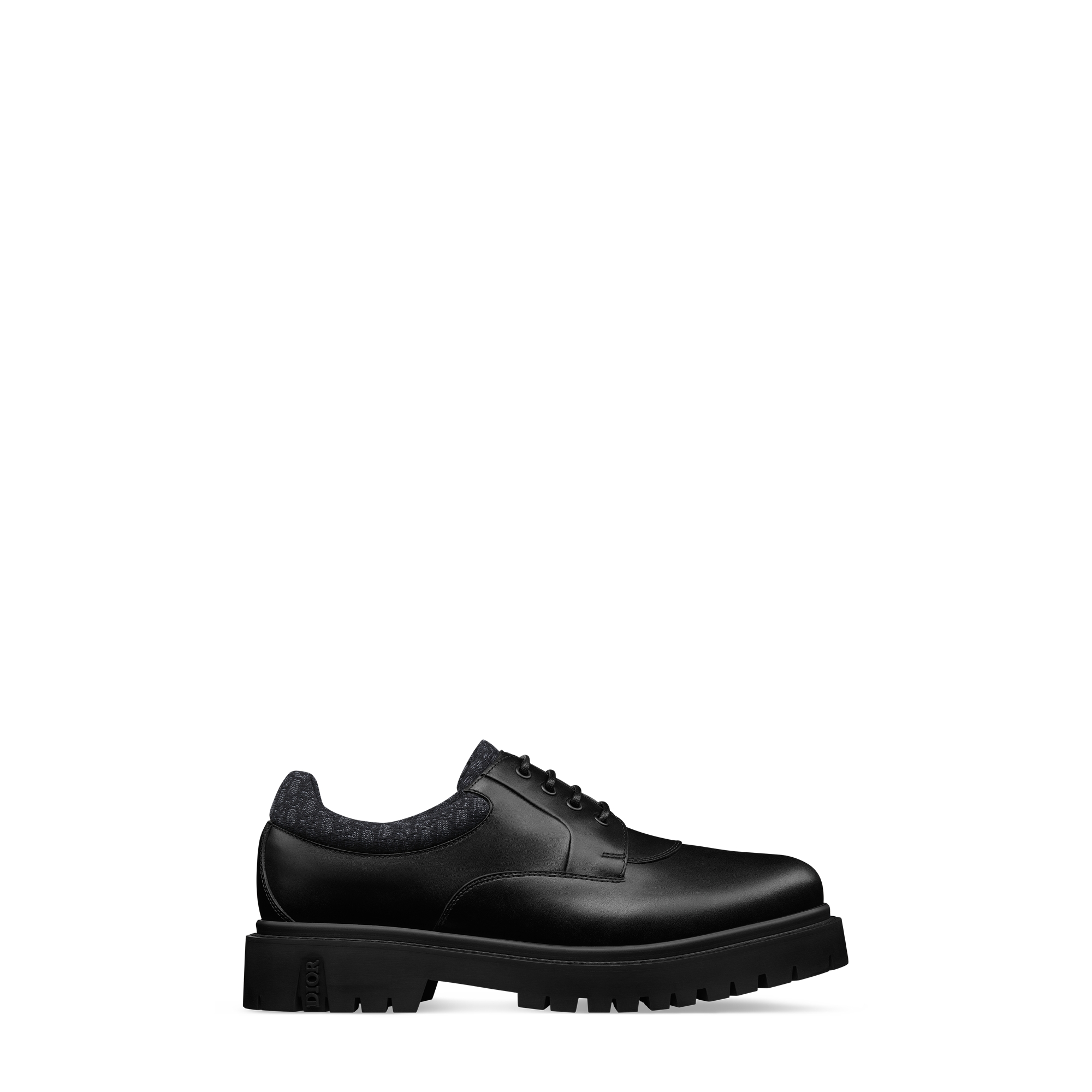  Black Smooth Calfskin and Black Dior Oblique Jacquard
