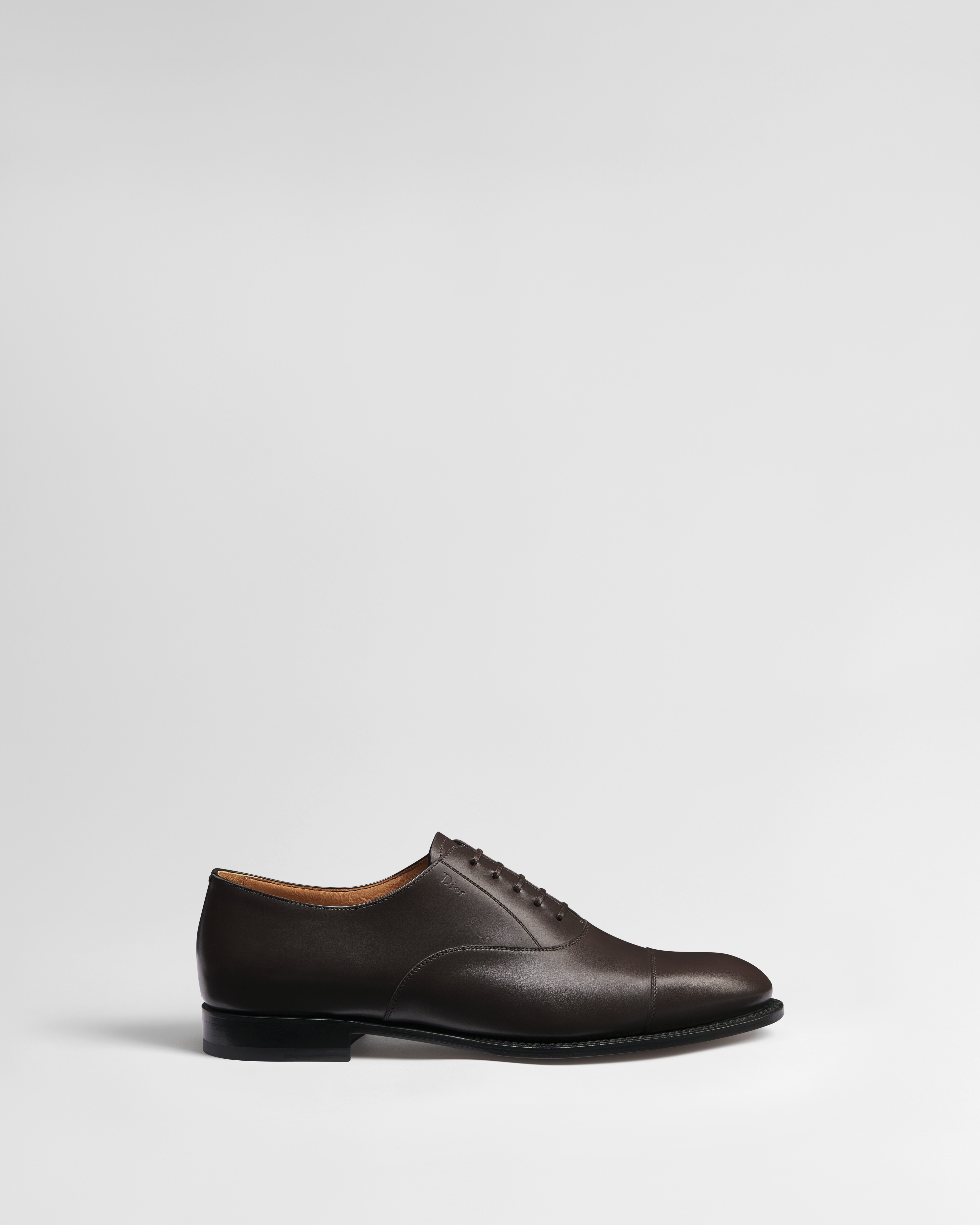 Richelieu Dior Heir Cuir de veau lisse marron foncé E02