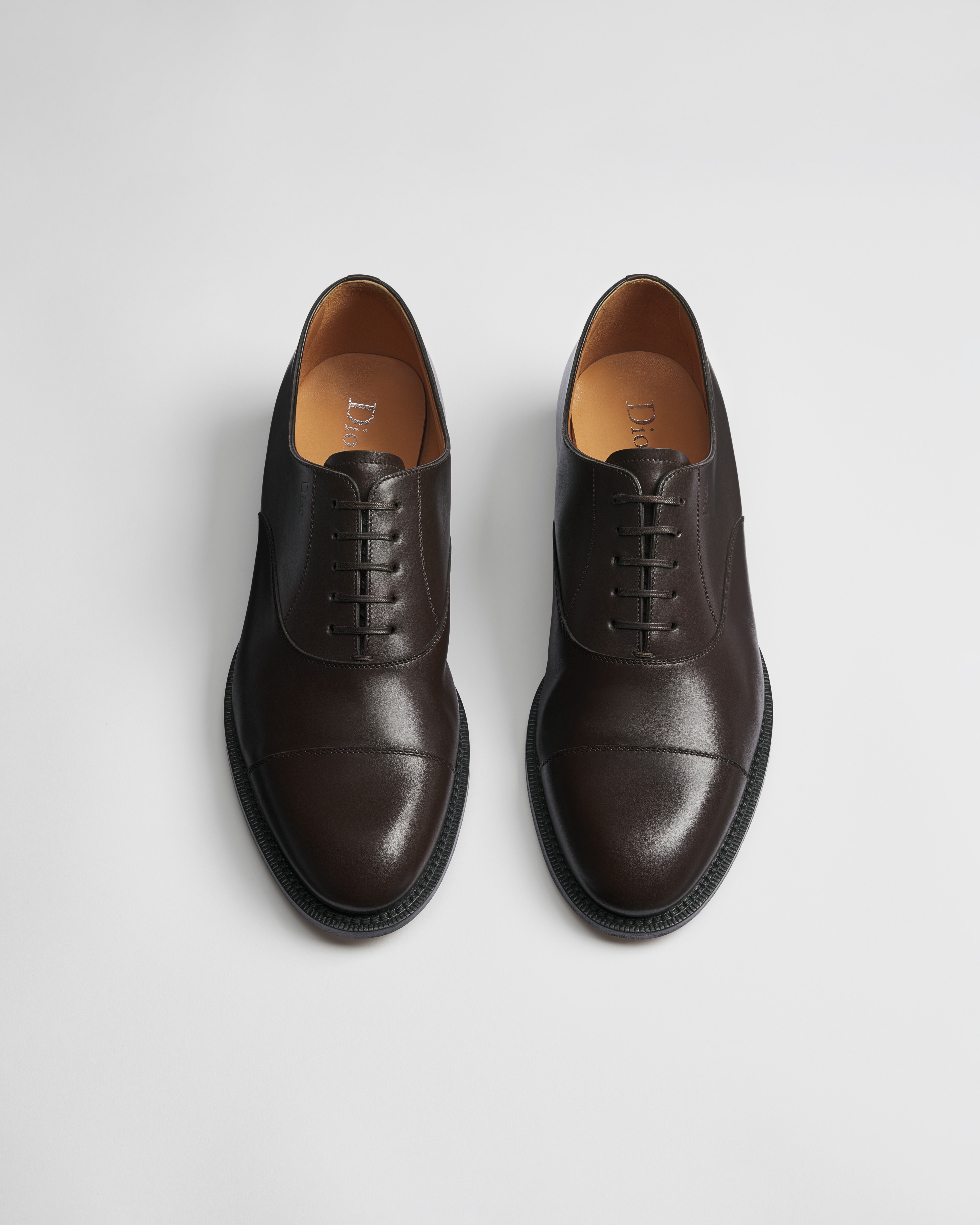 Dior Heir-oxfordschoen Soepel donkerbruin kalfsleer E06