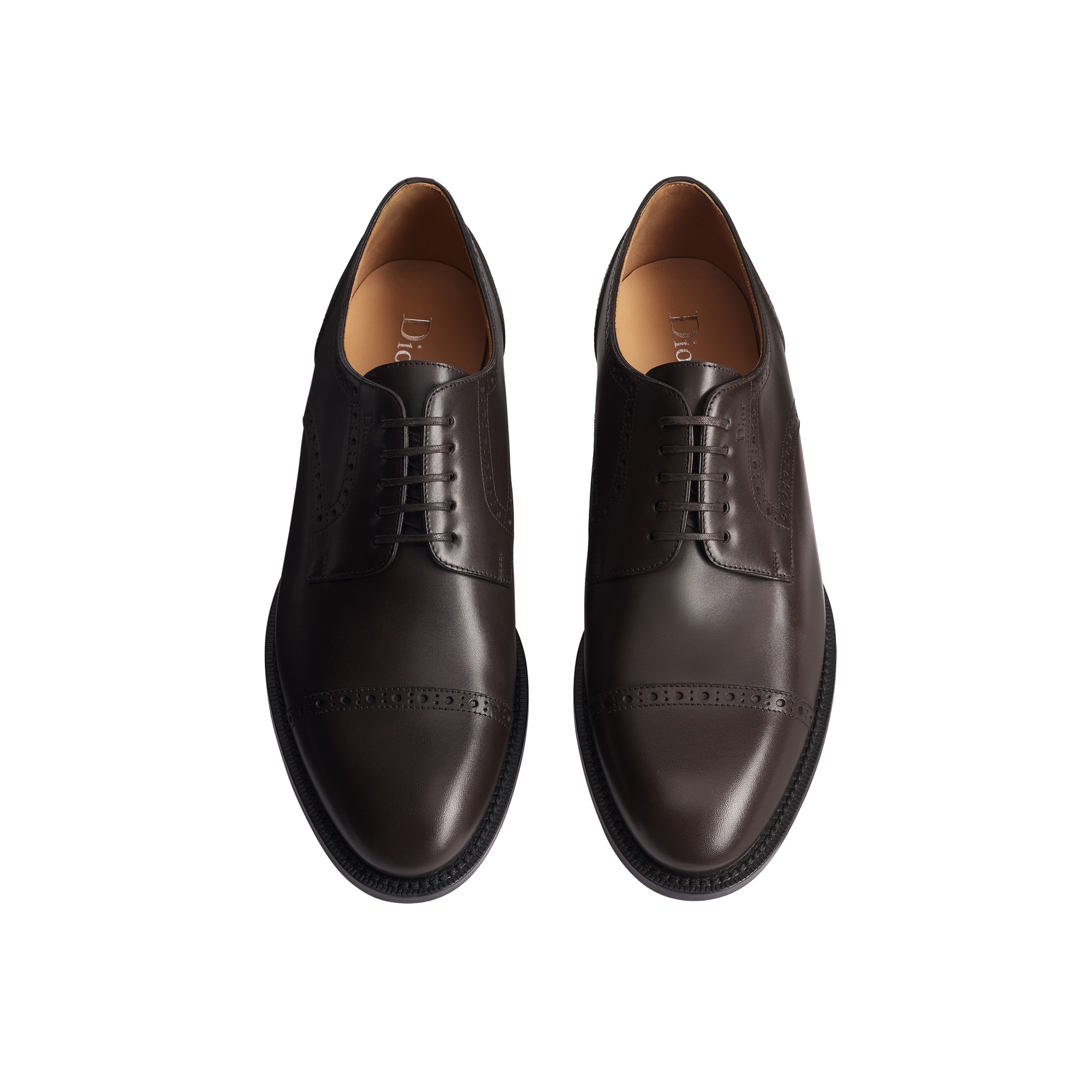 Dior Heir Derby Brogue Brown Smooth Calfskin E06