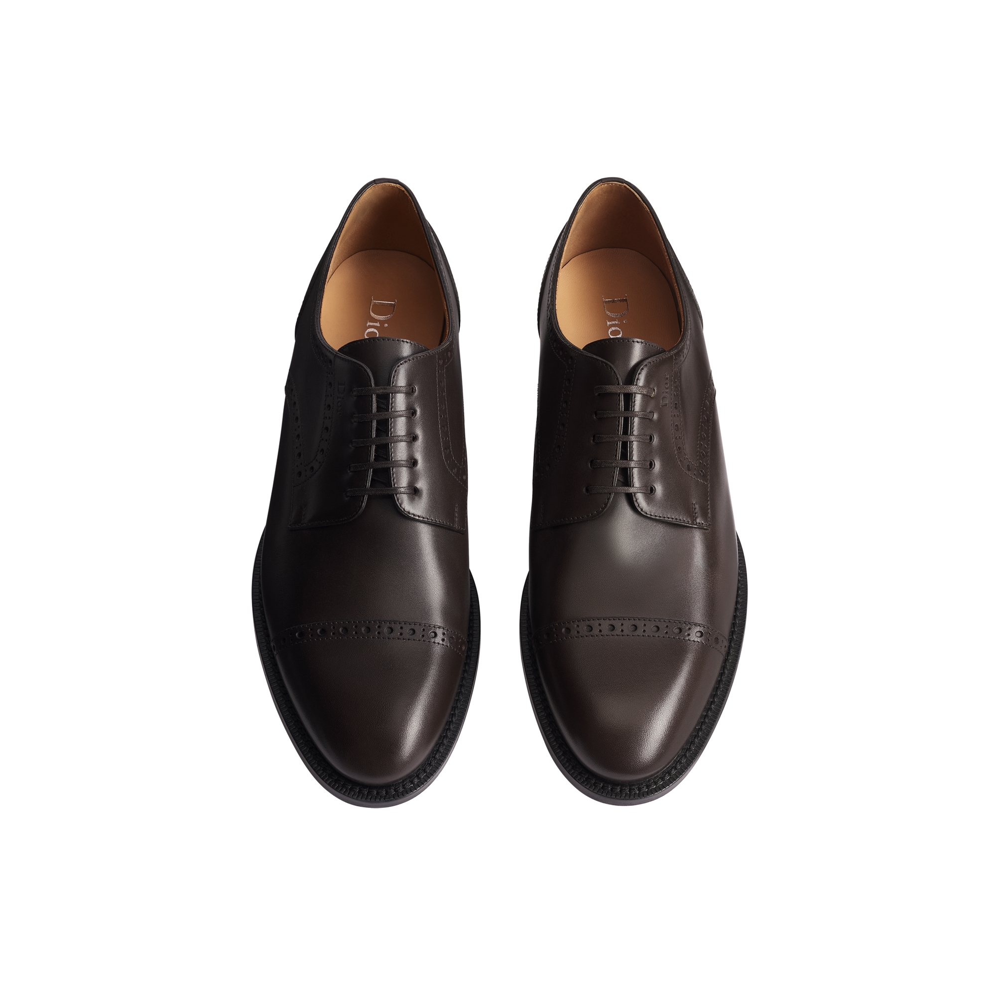 Dior Heir Derby Brogue Brown Smooth Calfskin E06