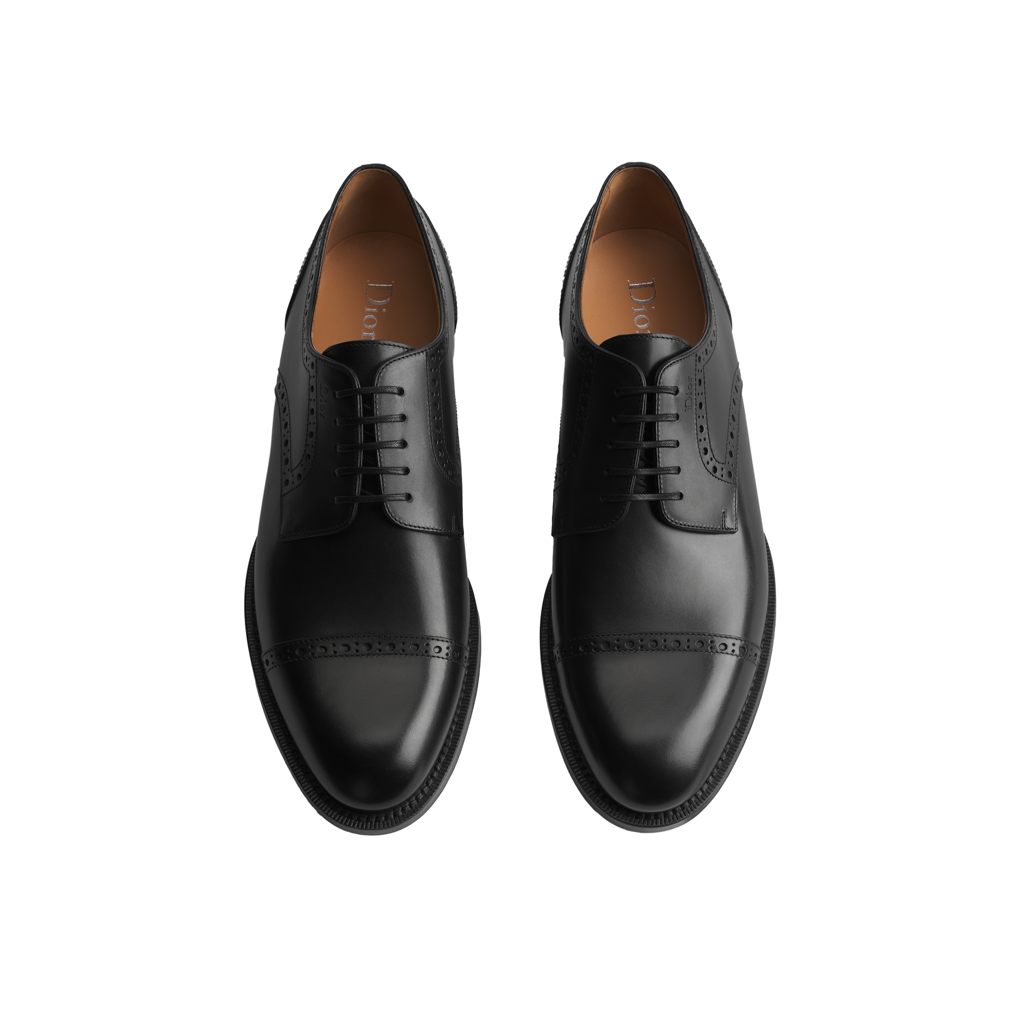 Dior Heir Derby Brogue Black Smooth Calfskin E06