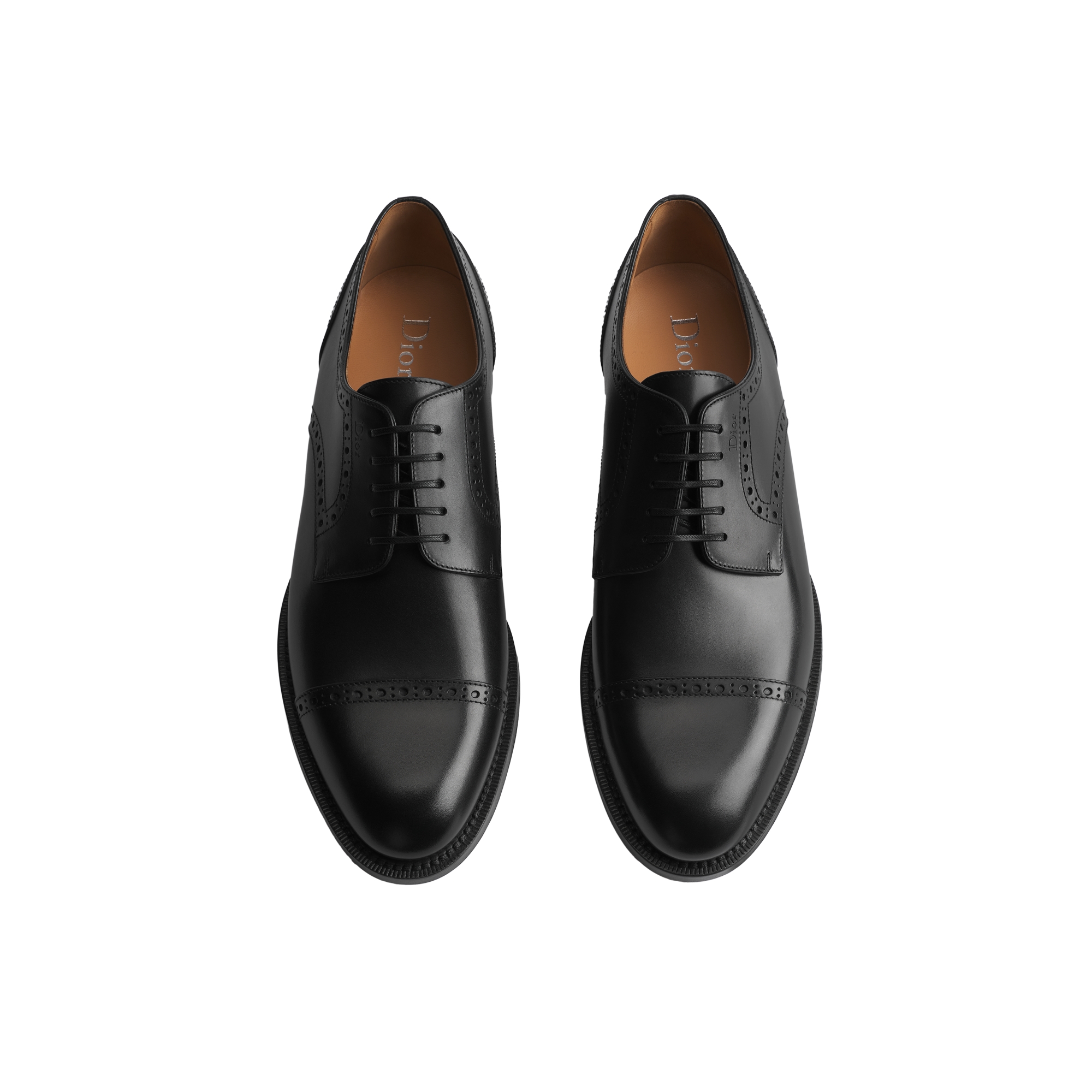Dior Heir Derby Brogue Black Smooth Calfskin E06