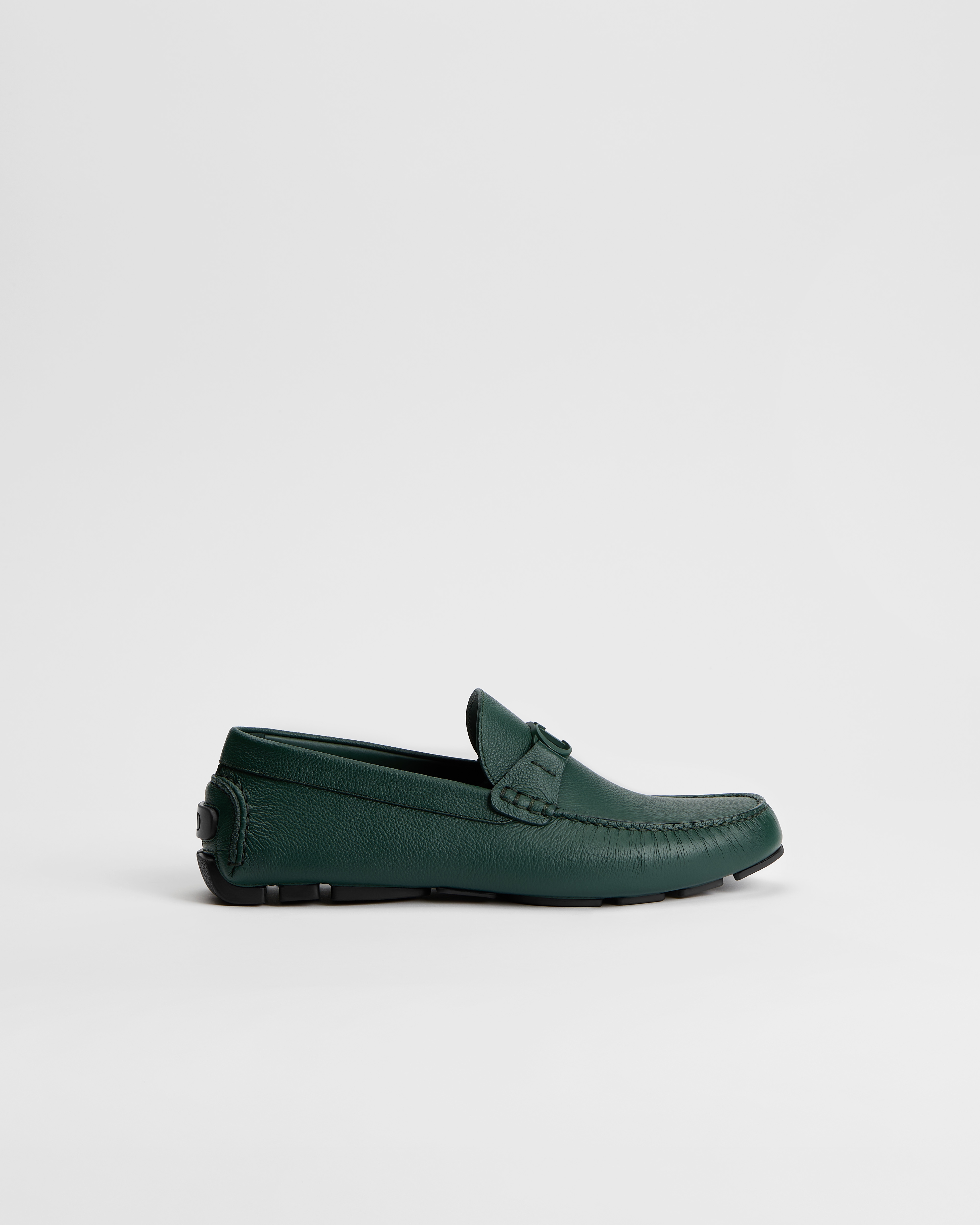 Dior Odéon Loafer Deep Green Grained Calfskin E02