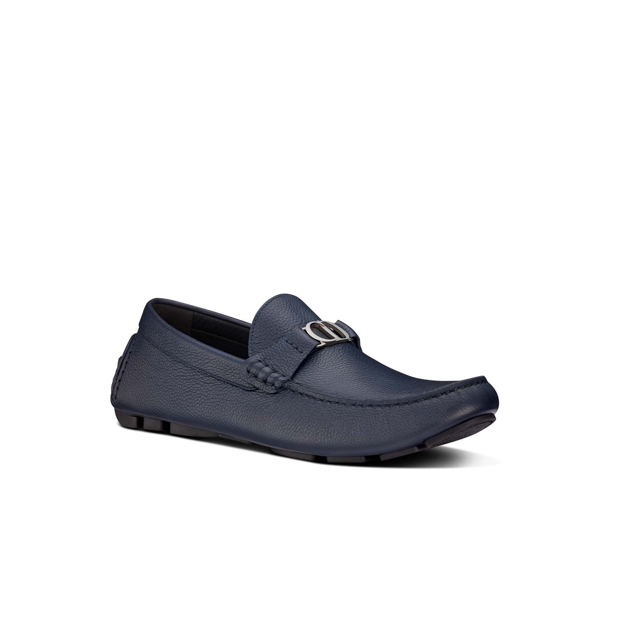 Dior Odéon Loafer Navy Blue Grained Calfskin E03