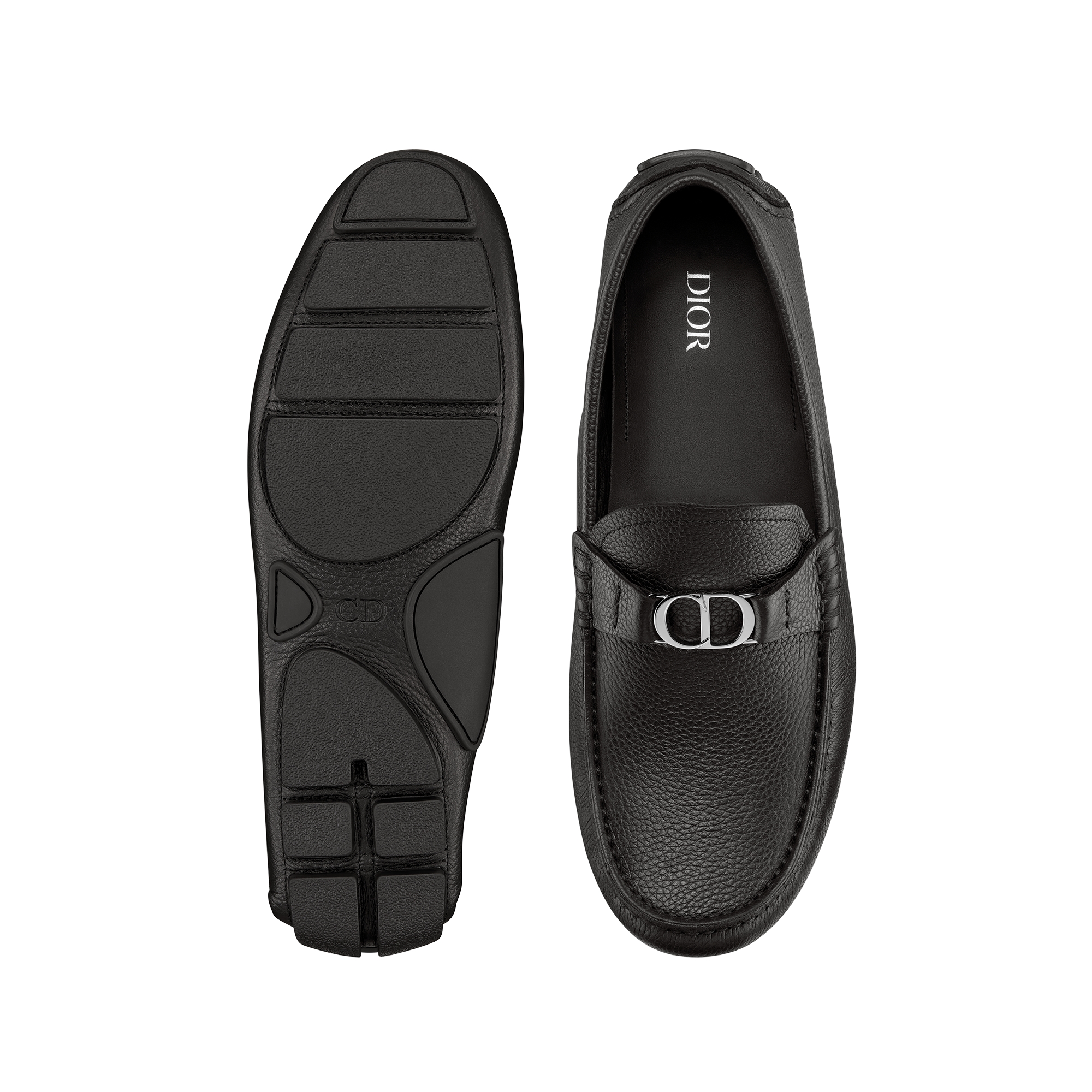 Dior Odéon Loafer Black Grained Calfskin E07