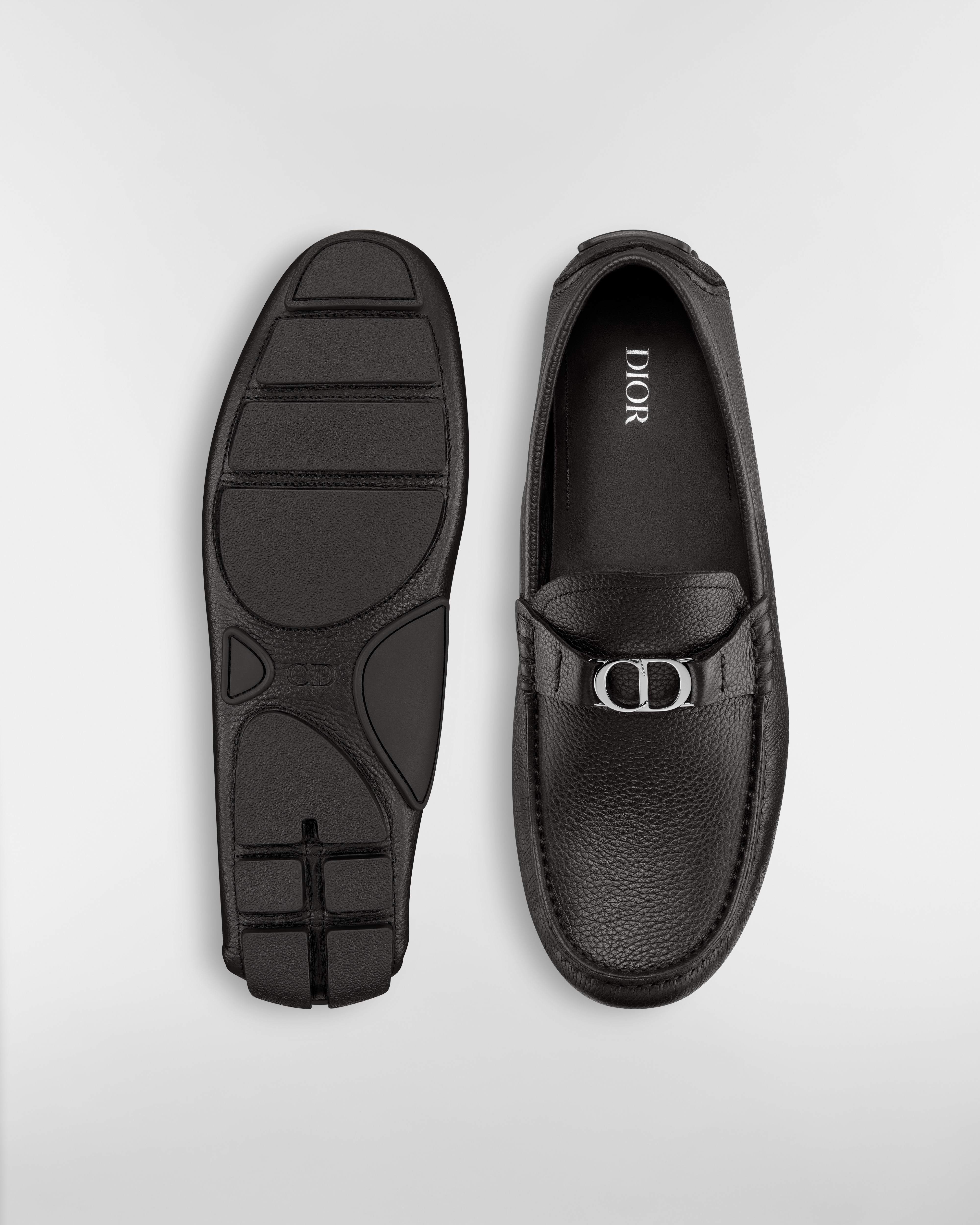 Dior Odéon Loafer Black Grained Calfskin E07