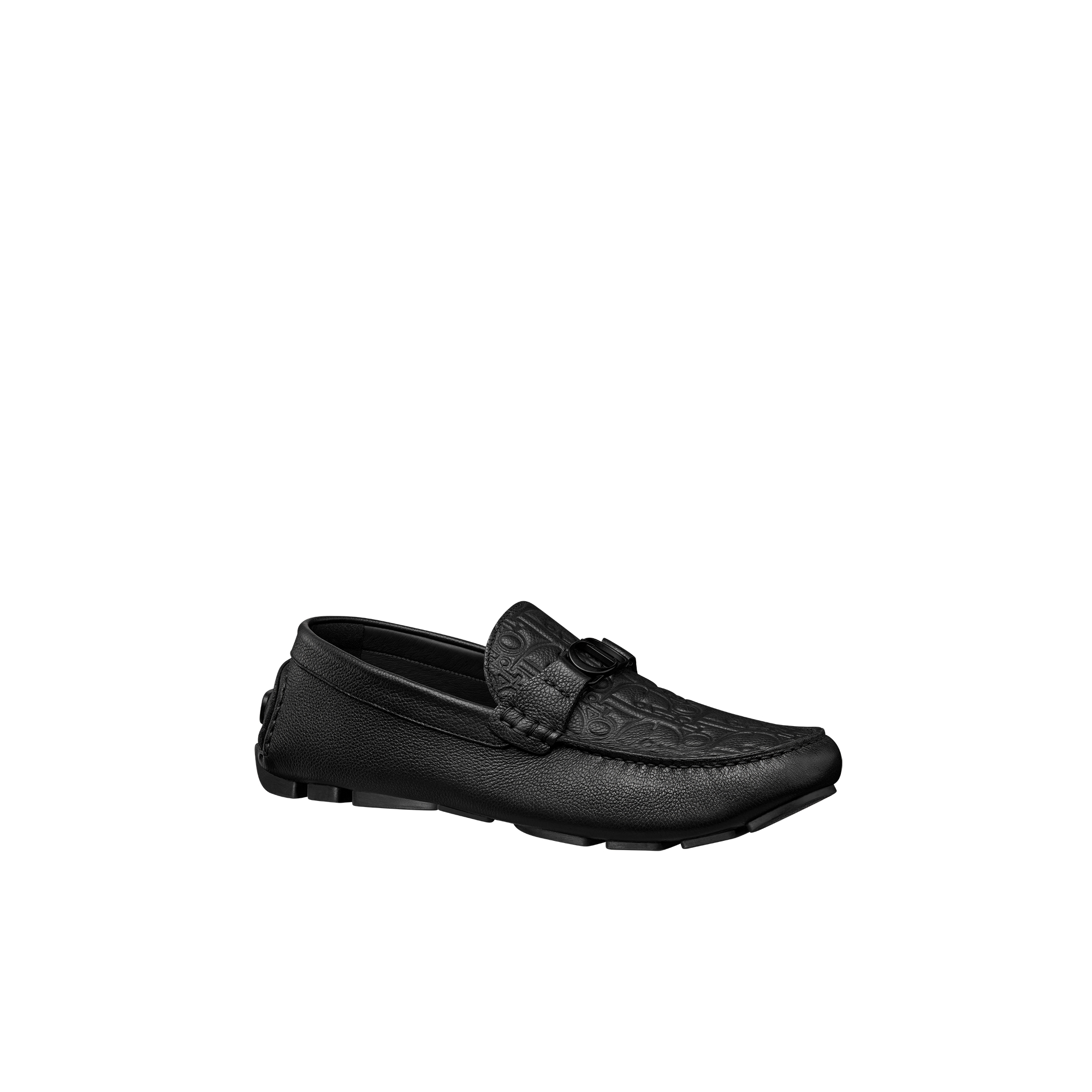 Dior Odéon Loafer Black Grained Calfskin and Black Dior Gravity Leather E03
