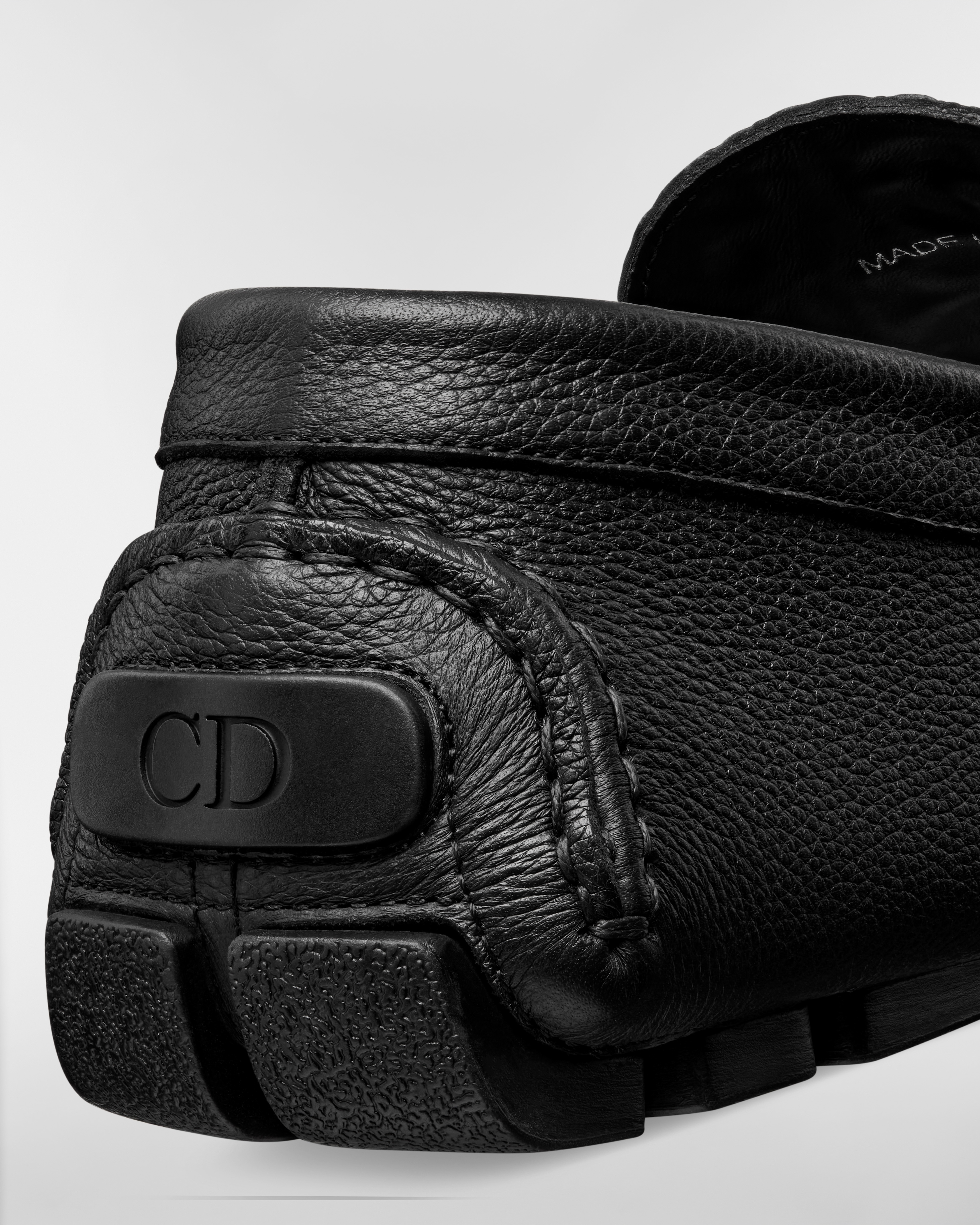 Dior Odéon Loafer Black Grained Calfskin and Black Dior Gravity Leather E09