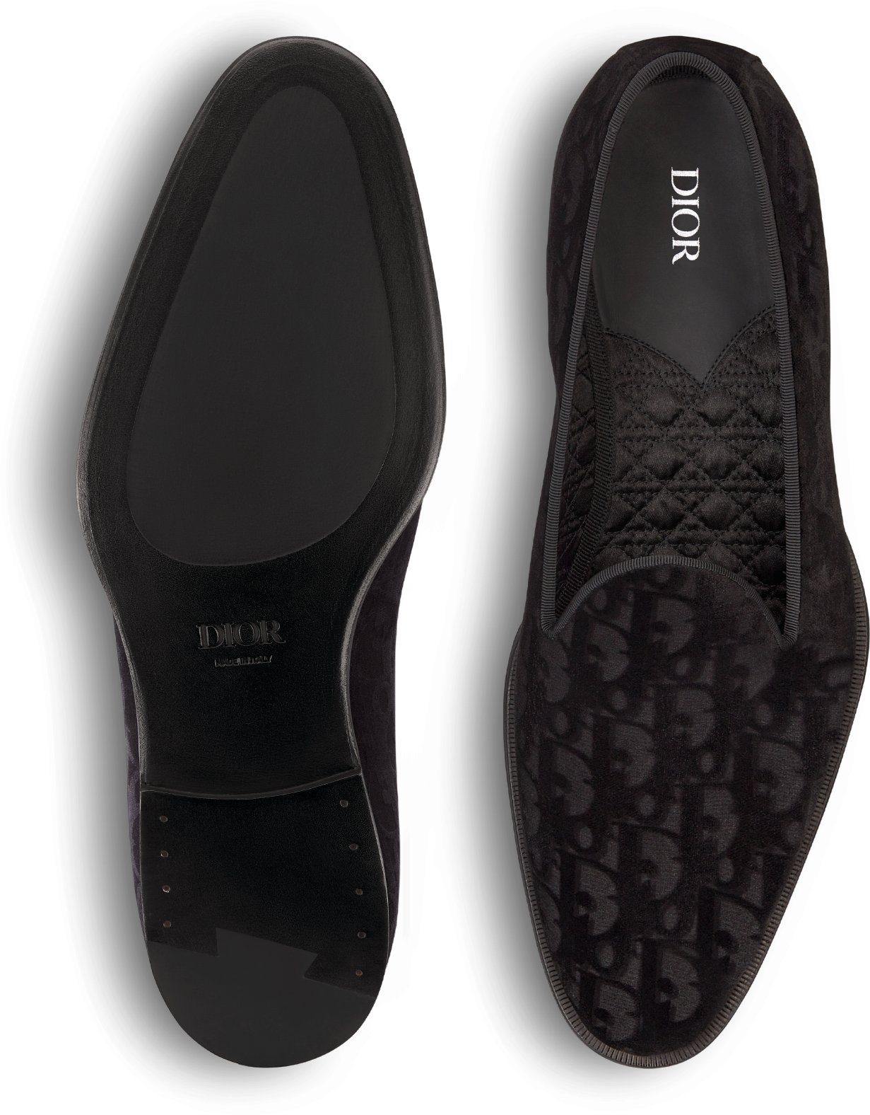 Dior Timeless Loafer Black Dior Oblique Velvet DIOR