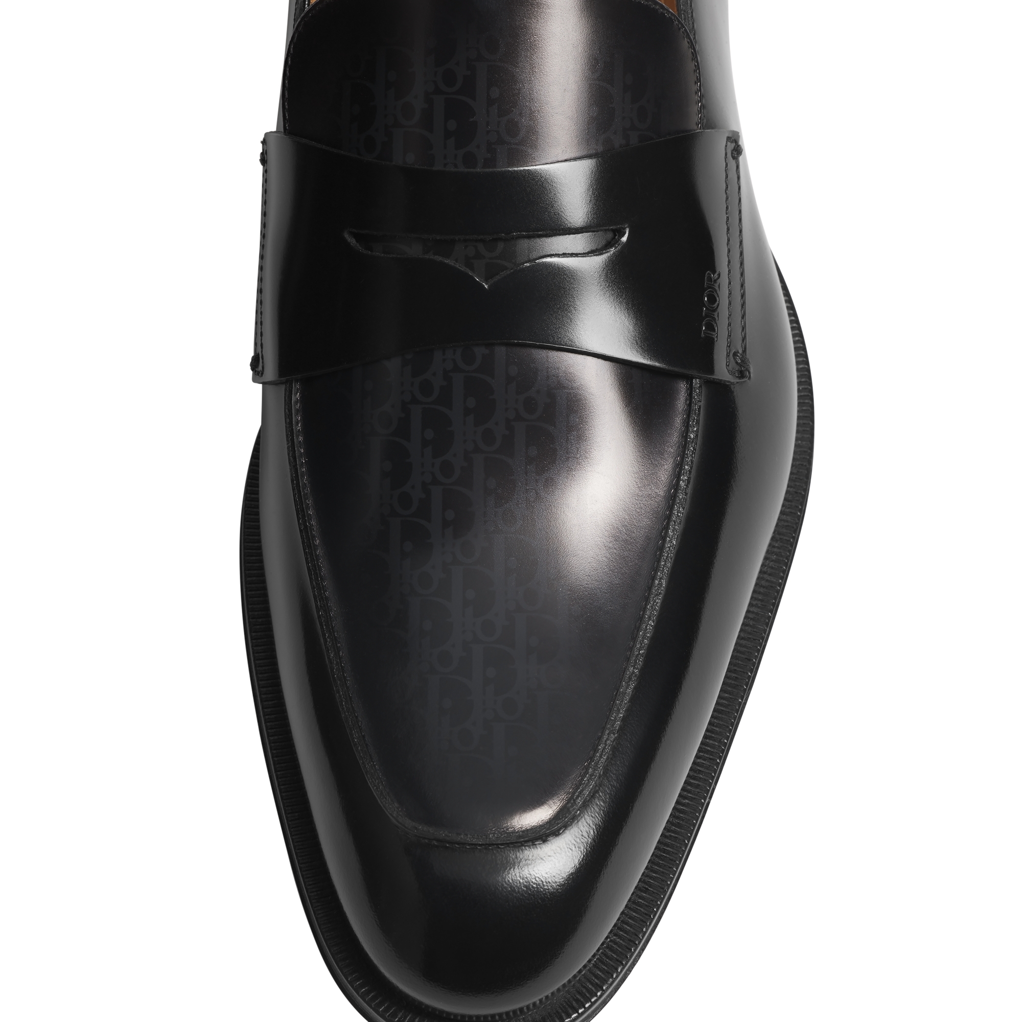 Dior Timeless Loafer Black Polished Calfskin with Dior Oblique Gradient E09