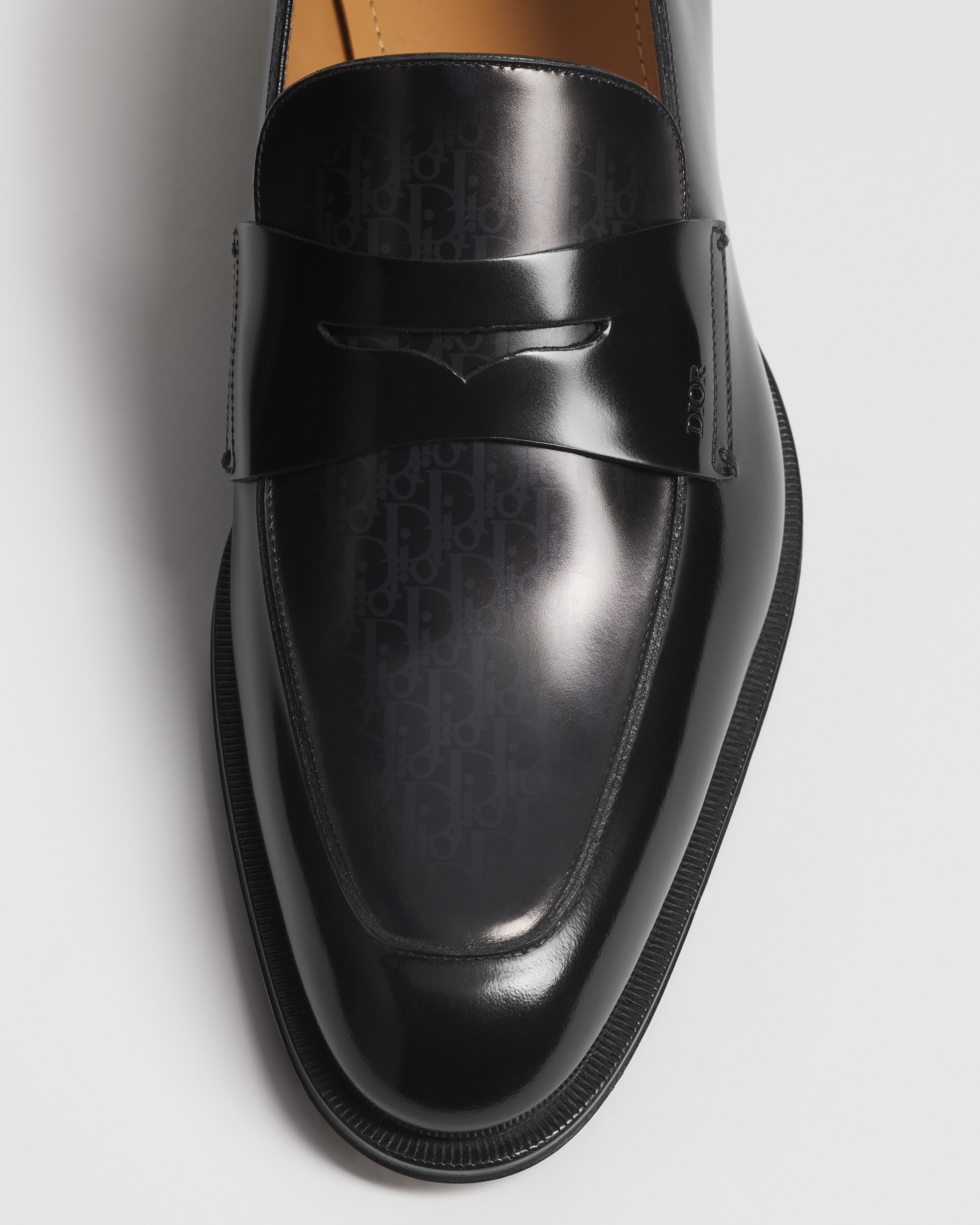 Dior Timeless Loafer Black Polished Calfskin with Dior Oblique Gradient E09