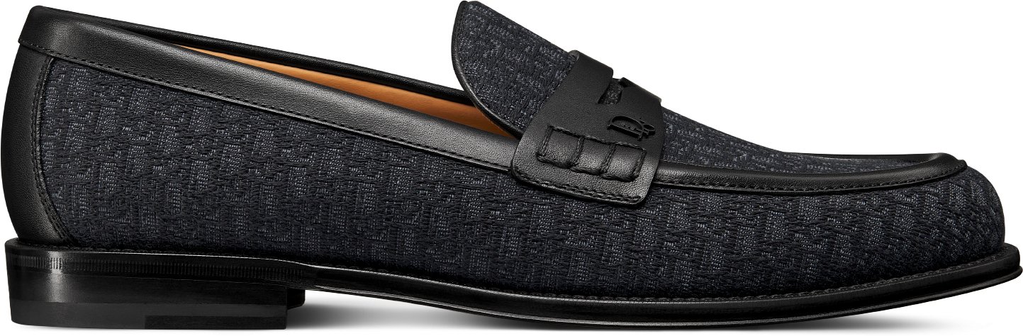 Dior Granville Loafer Beige and Black Dior Oblique Jacquard DIOR