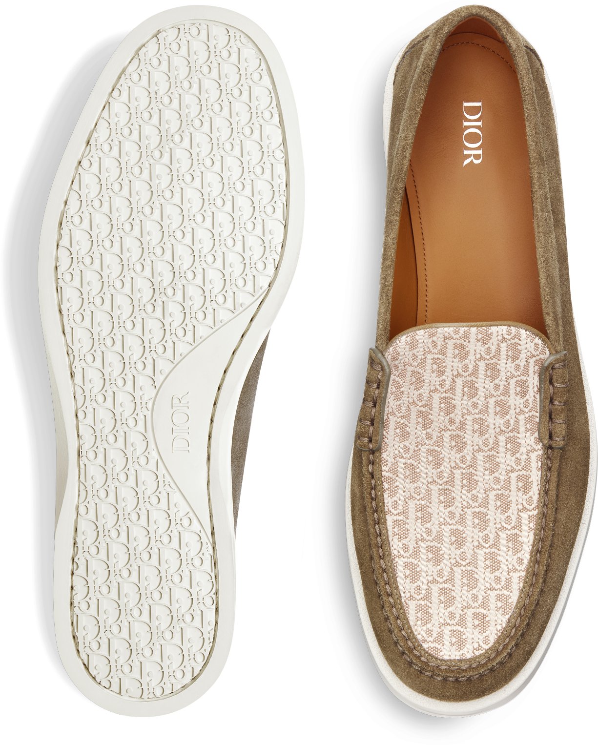 CD GRANVILLE LOAFER BLACK-WHITE MONOGRAM JACQUARD
