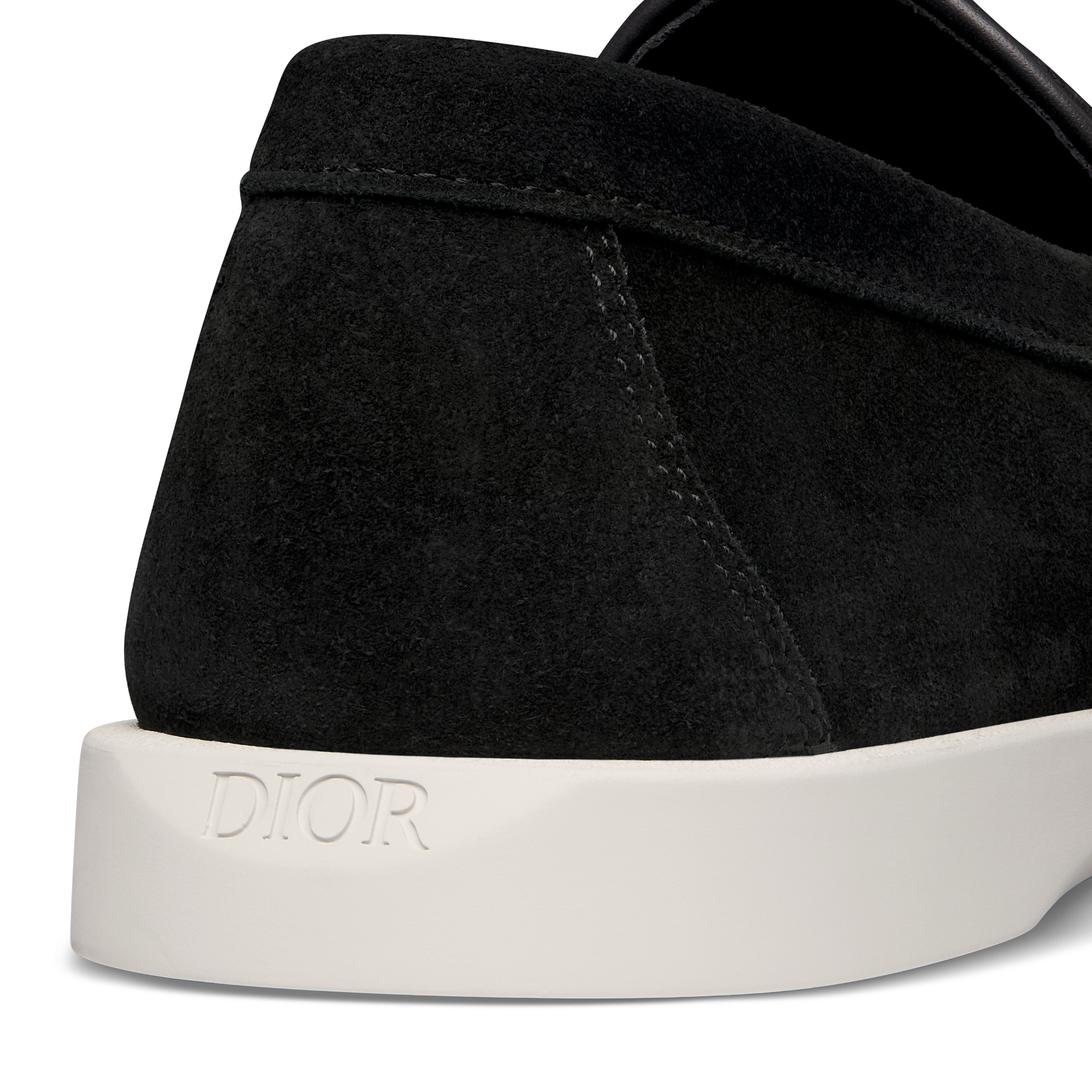 Dior Granville Loafer Black Suede and Dior Oblique Jacquard E09