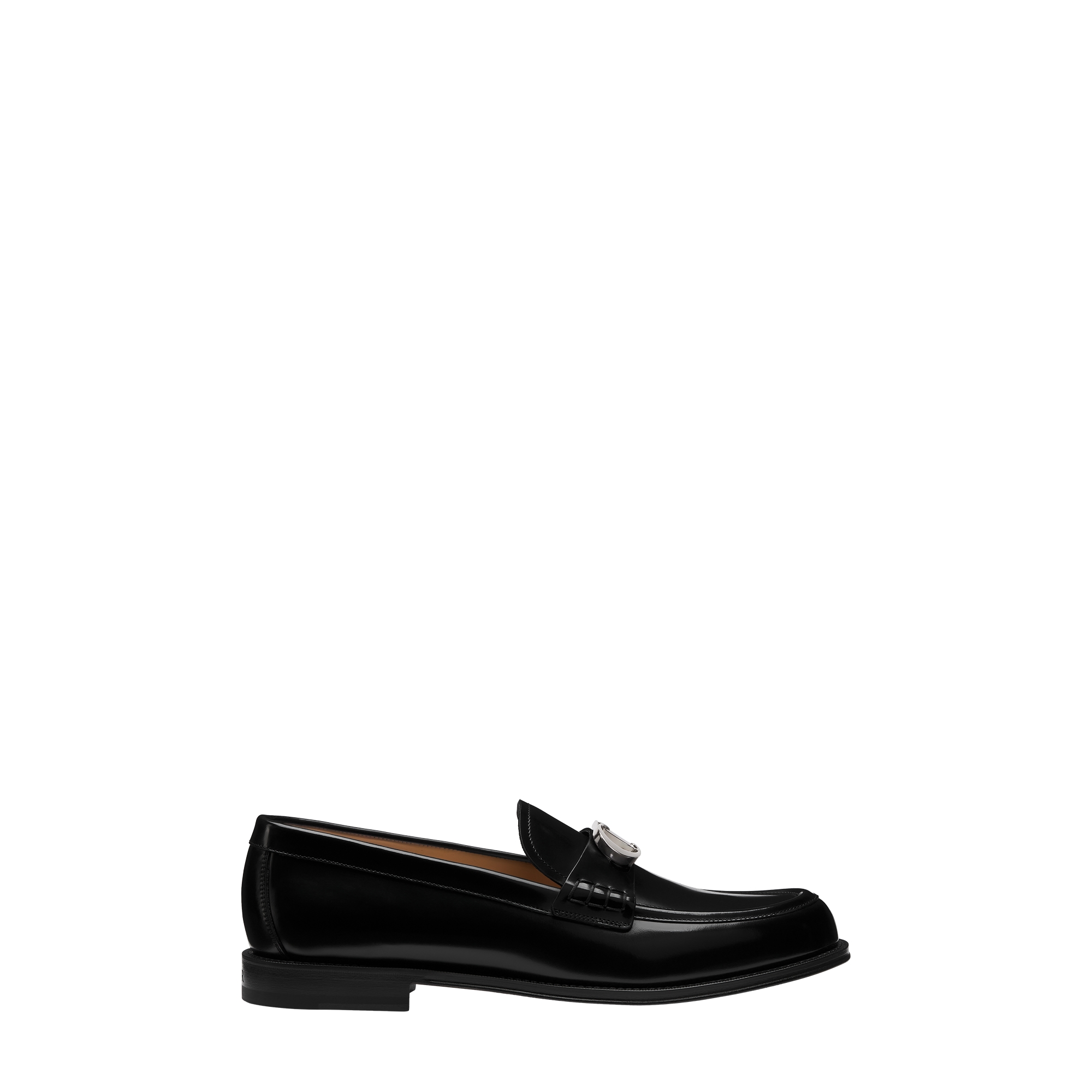 Dior Granville Loafer Black Polished Calfskin | DIOR FI