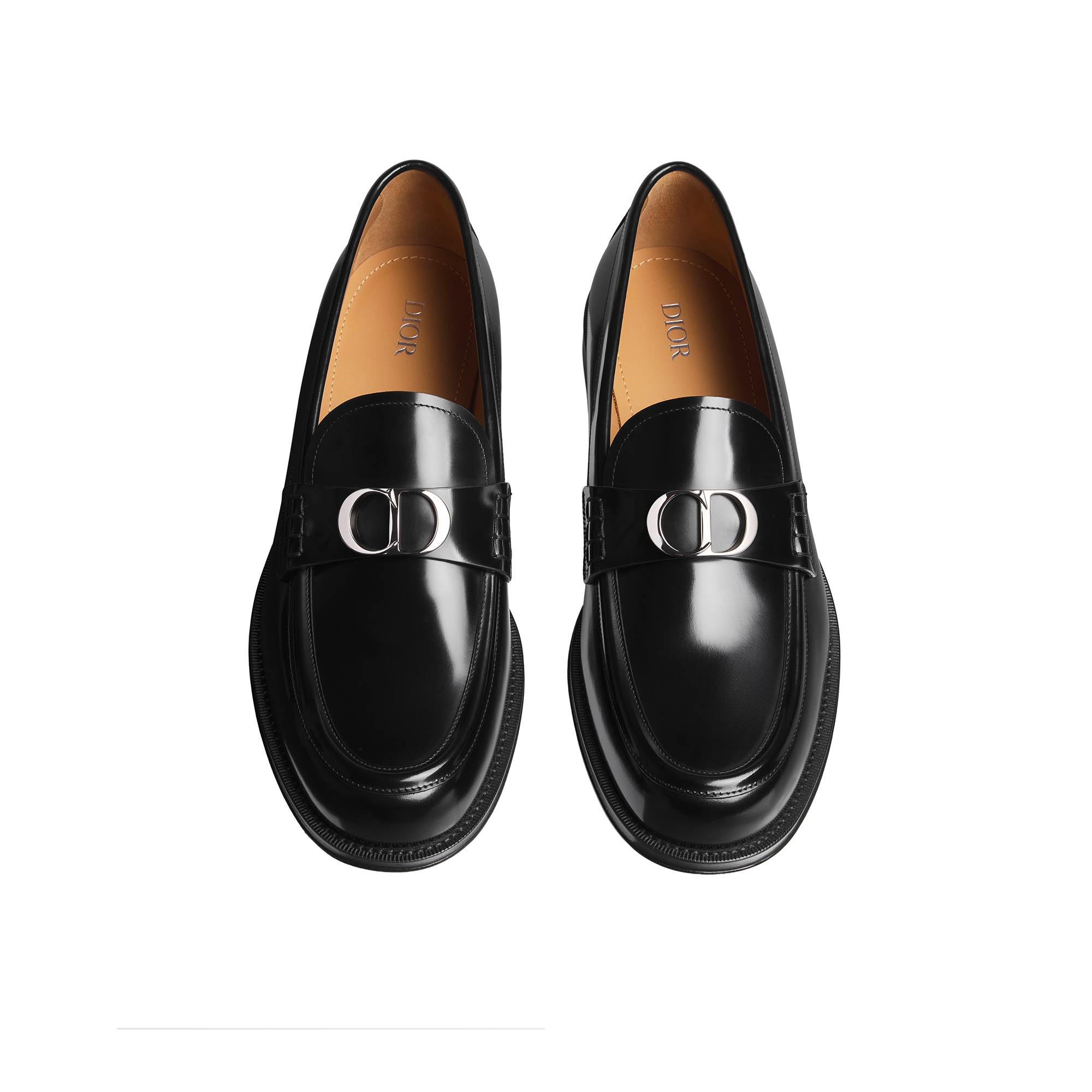 Dior Granville Loafer Black Polished Calfskin E06