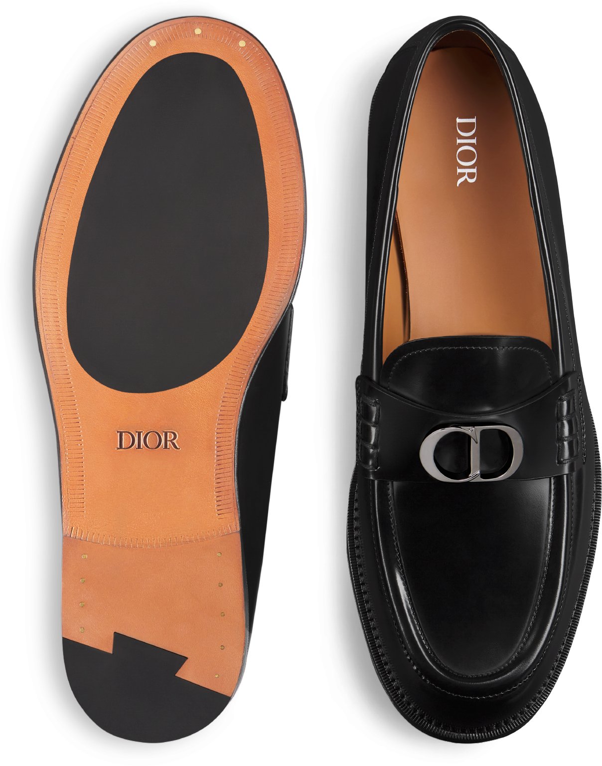 Dior Granville Loafer Black Polished Calfskin DIOR