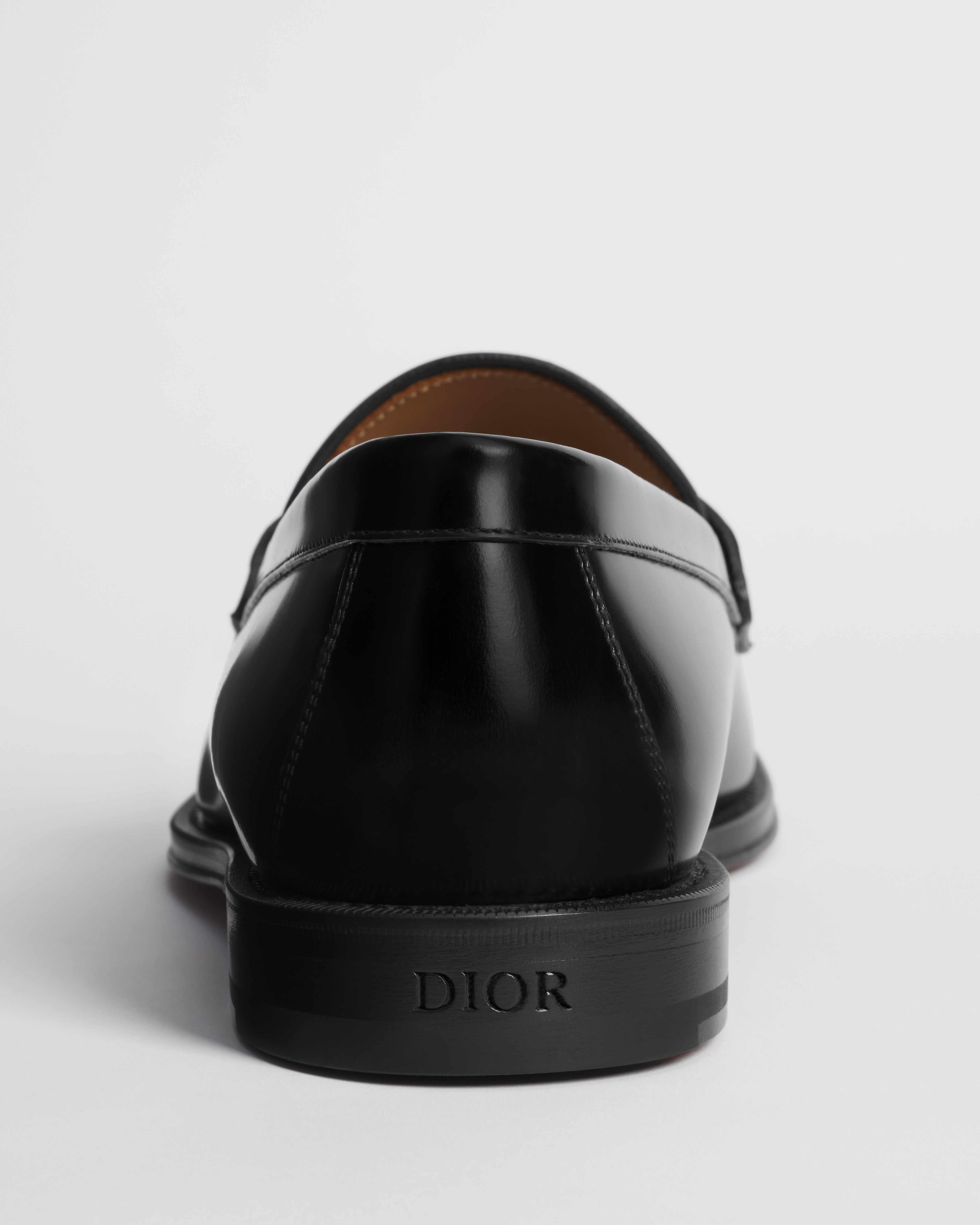 Mocassin Dior Granville Cuir de veau poli noir E08