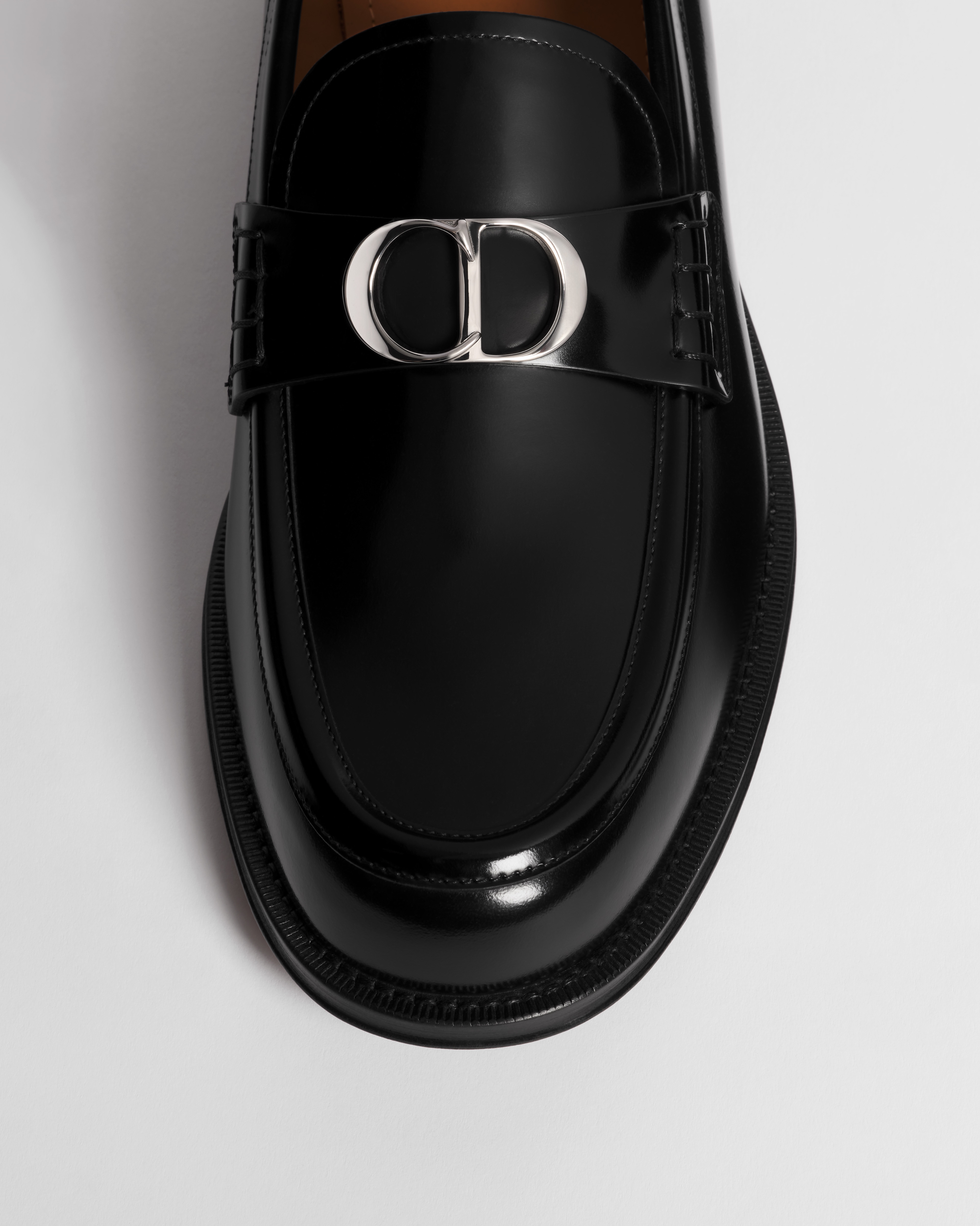 Mocassin Dior Granville Cuir de veau poli noir E10