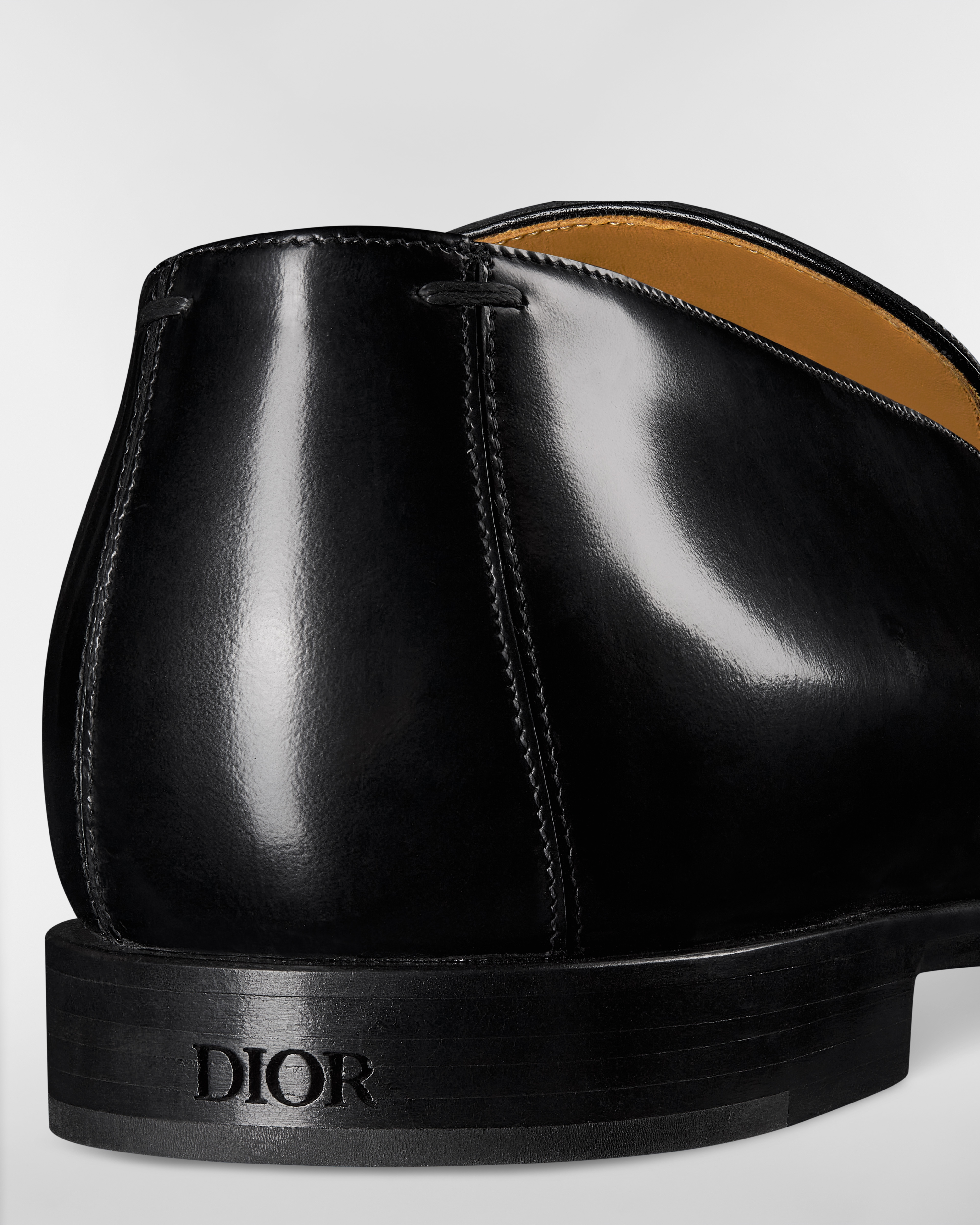 Mocassin Dior Timeless Cuir de veau brillant noir E09