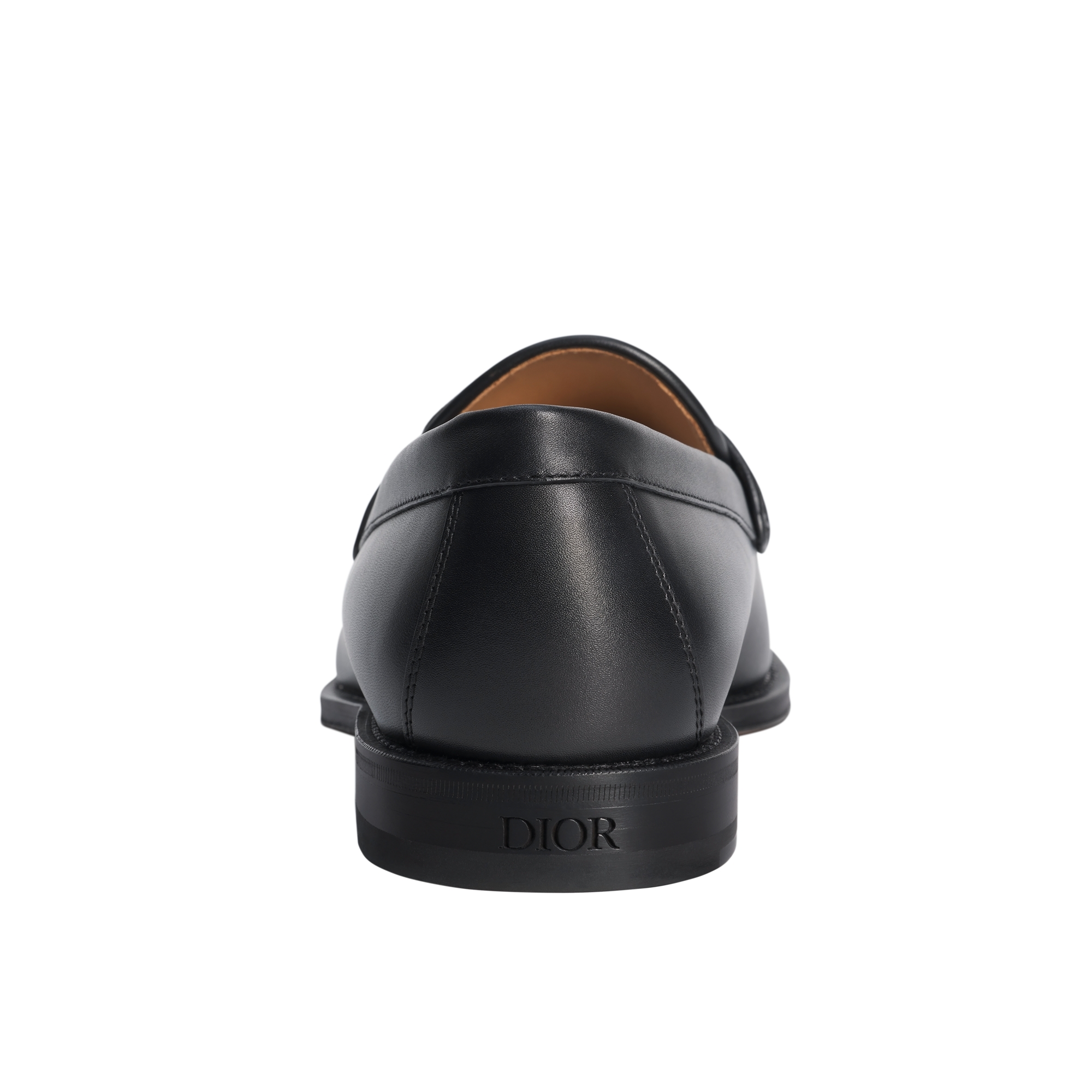 Dior Granville Loafer Black Smooth Calfskin and Black Dior Oblique Jacquard E08