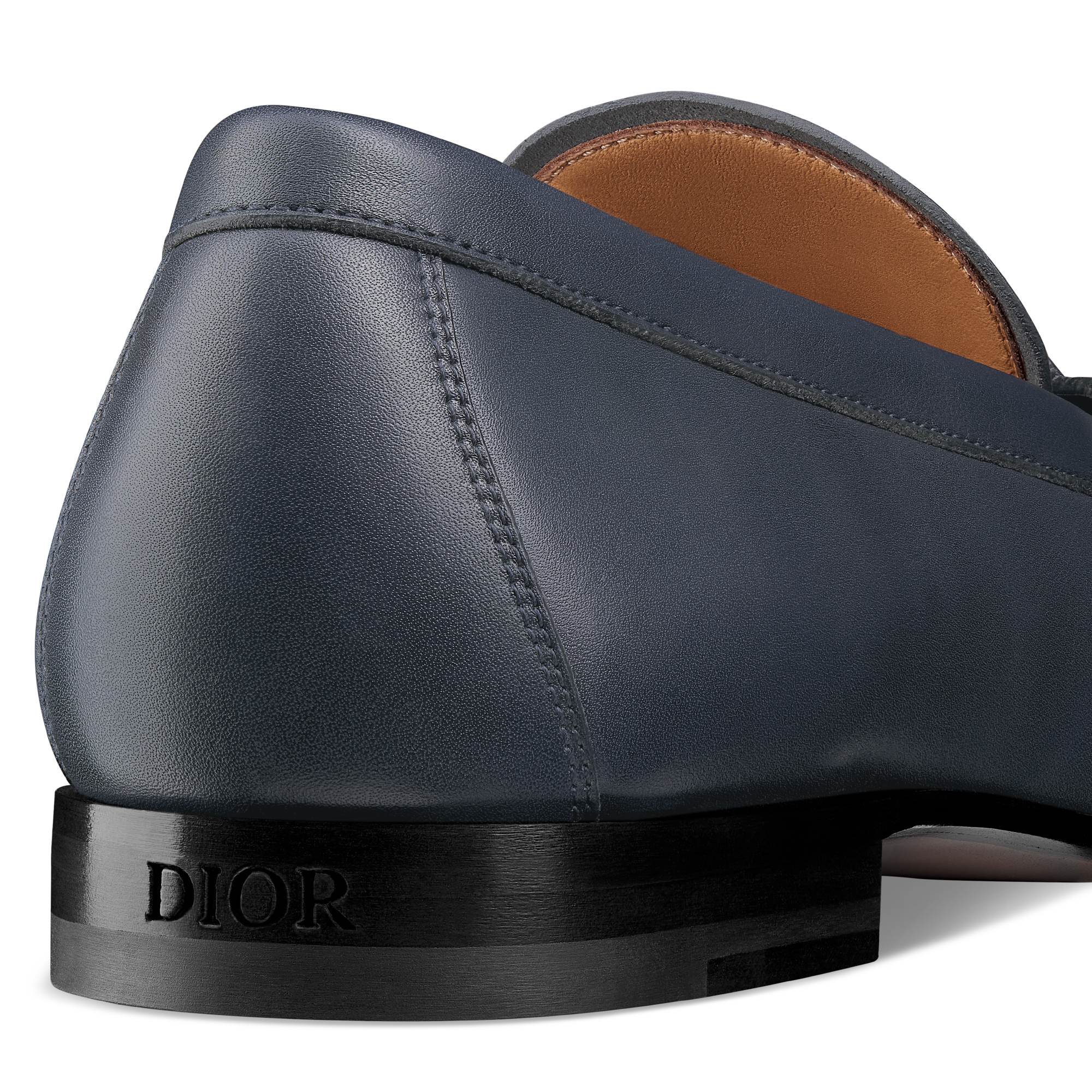 Mocasín Dior Granville Flex Piel de becerro lisa azul E09