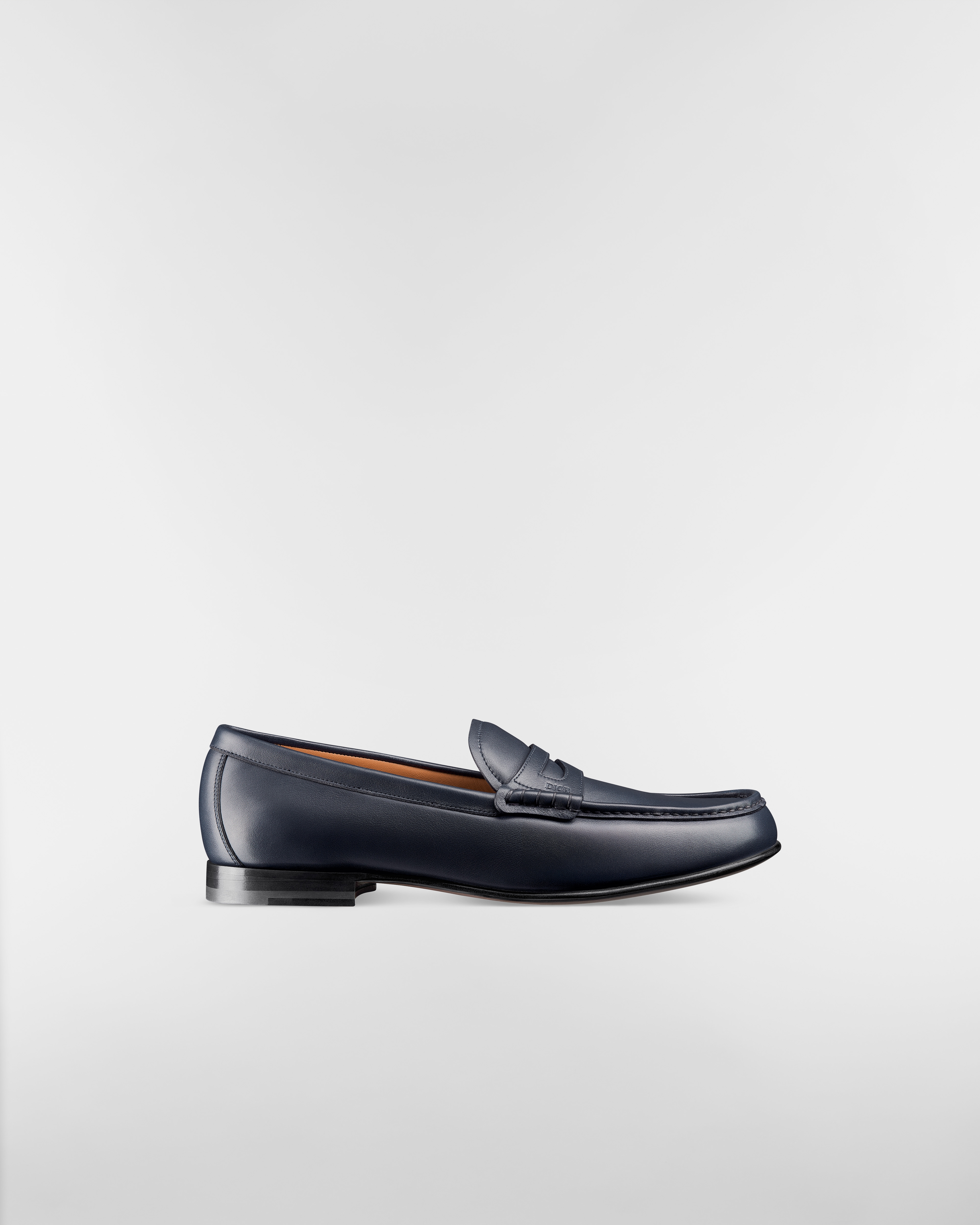Dior Granville Flex Loafer Glattes Kalbsleder in Blau E02