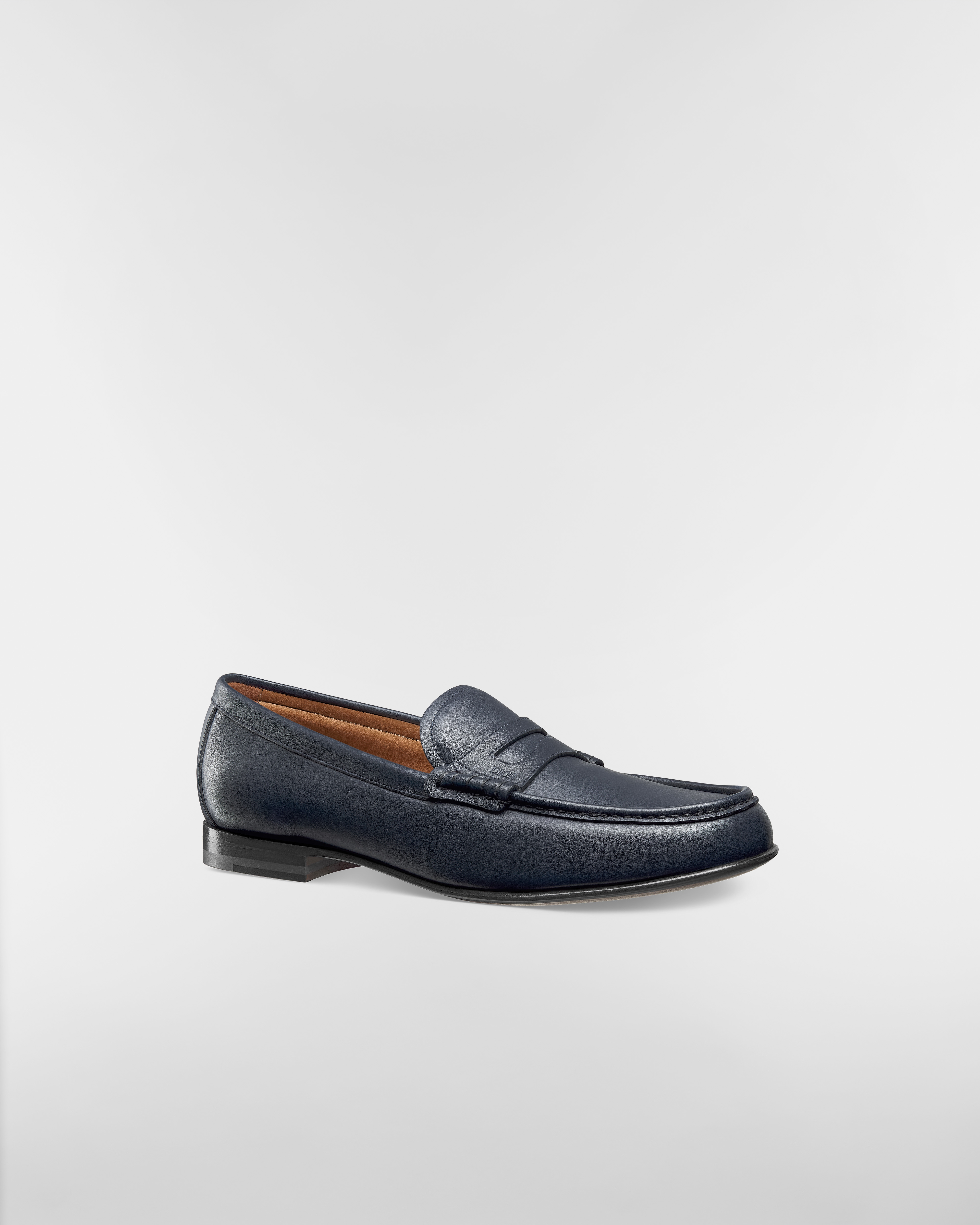 Dior Granville Flex Loafer Glattes Kalbsleder in Blau E03
