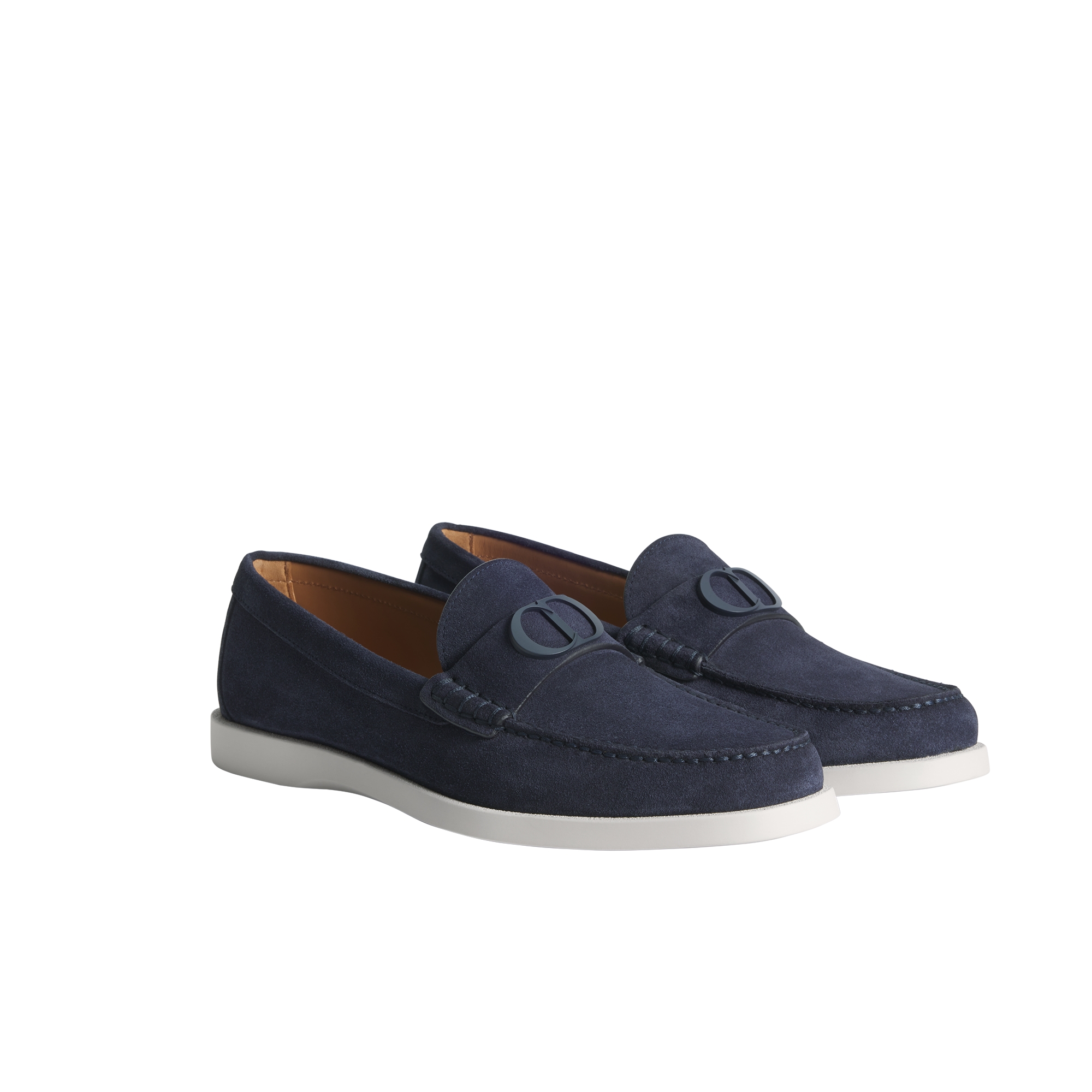 Dior Granville Loafer Navy Blue Suede E03