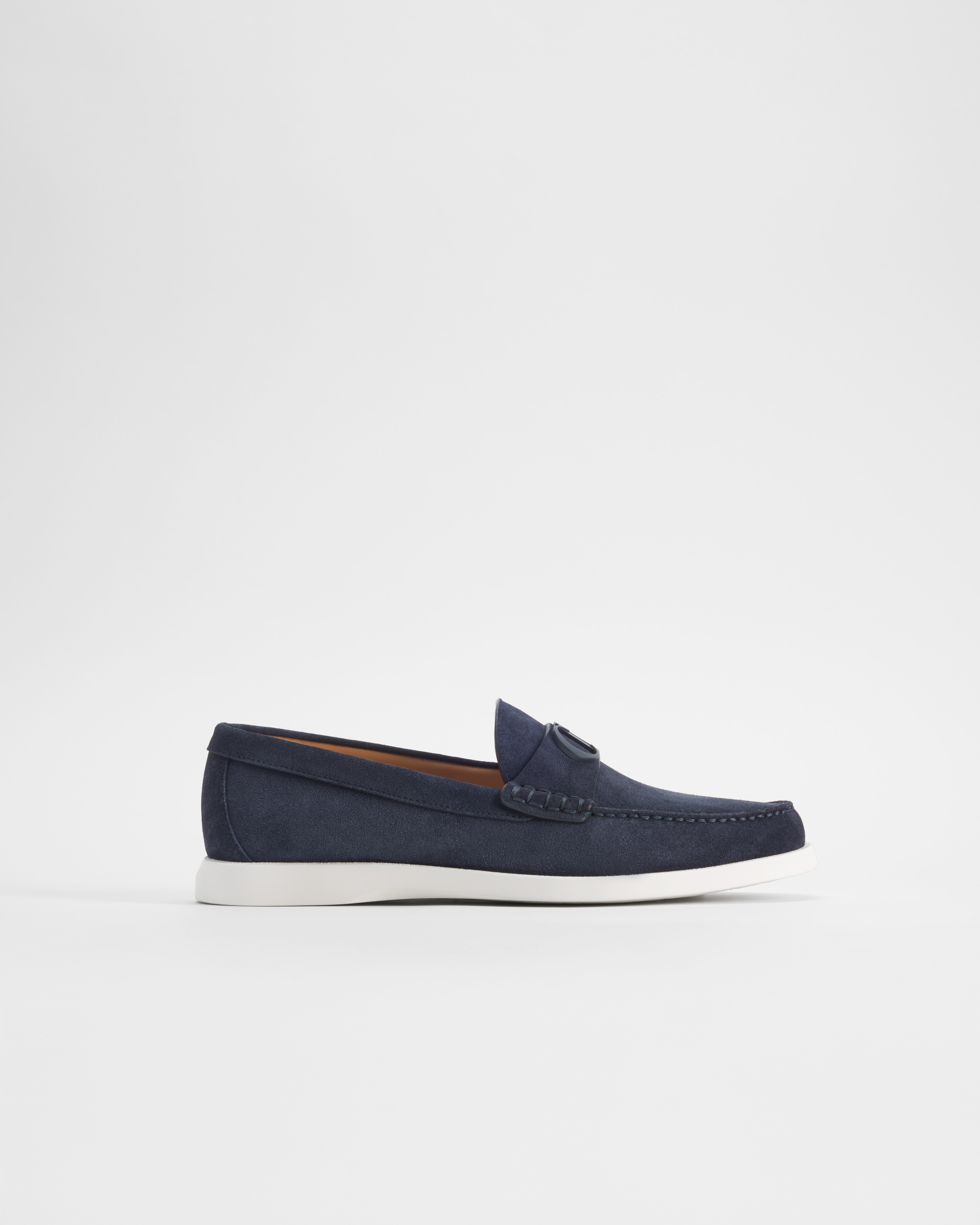 Mocassino Dior Granville Pelle scamosciata blu navy E02