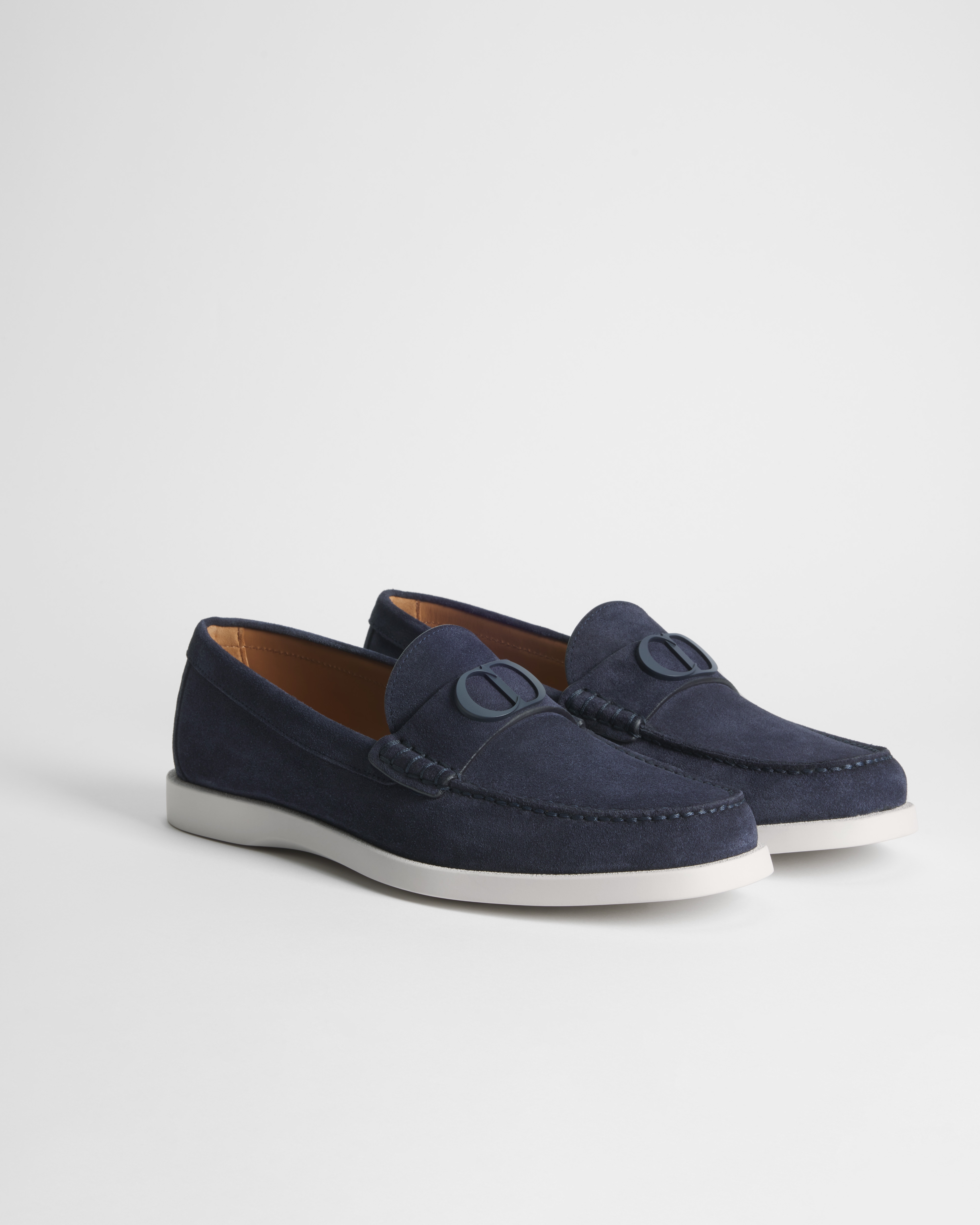 Dior Granville Loafer Navy Blue Suede E03