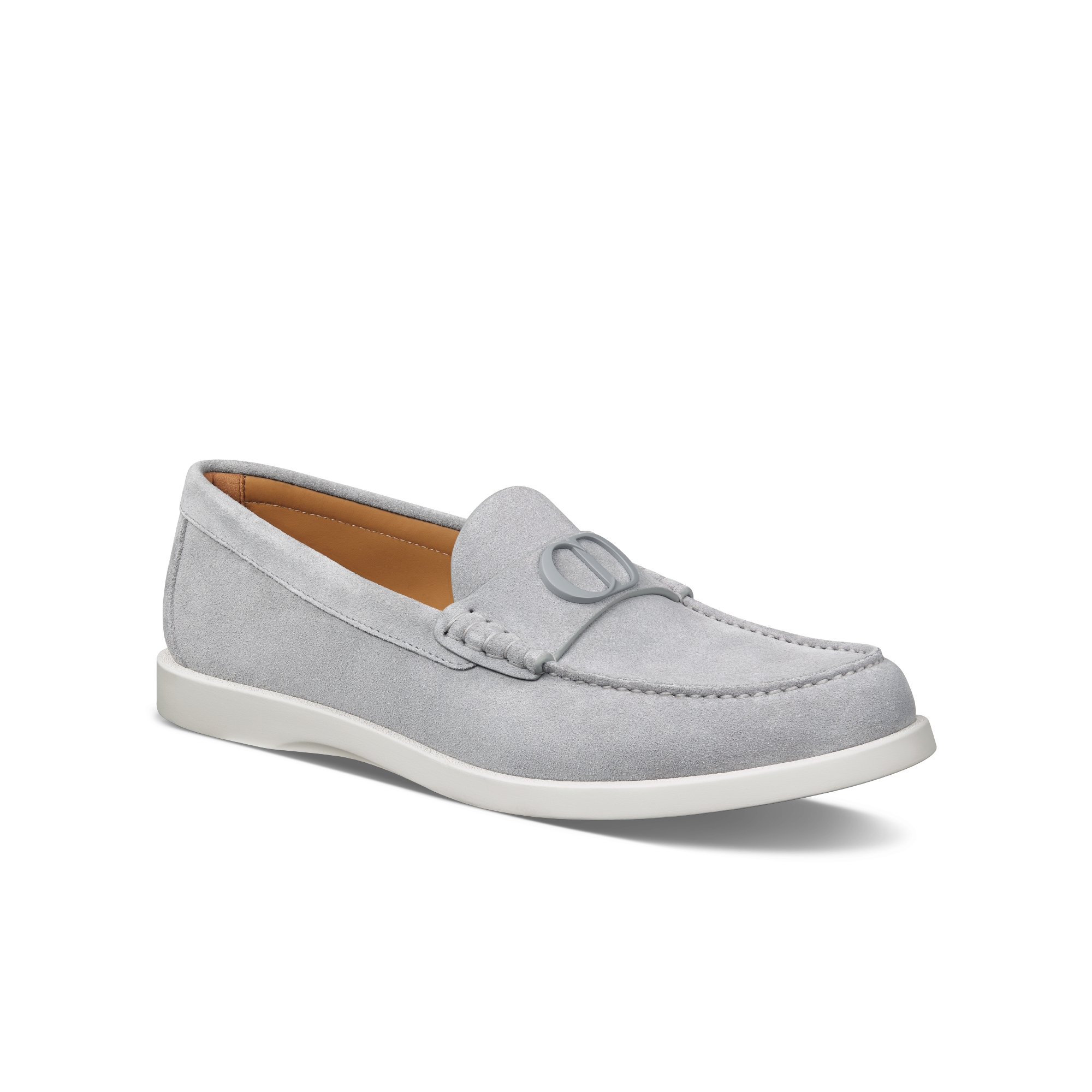 Dior Granville Loafer Veloursleder in Dior Grau E03