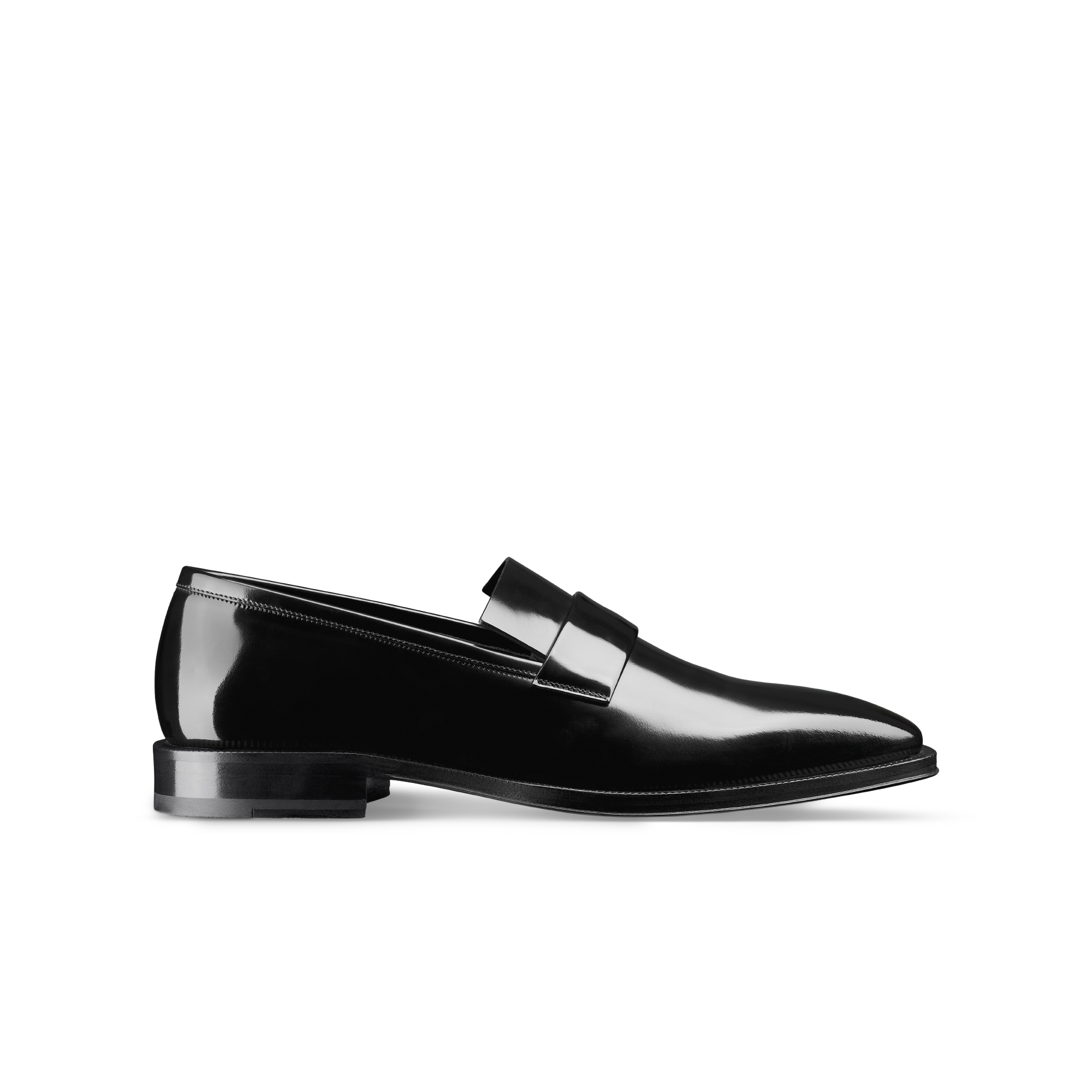 Dior Palmarès Loafer Black Patent Calfskin and Technical Fabric E02