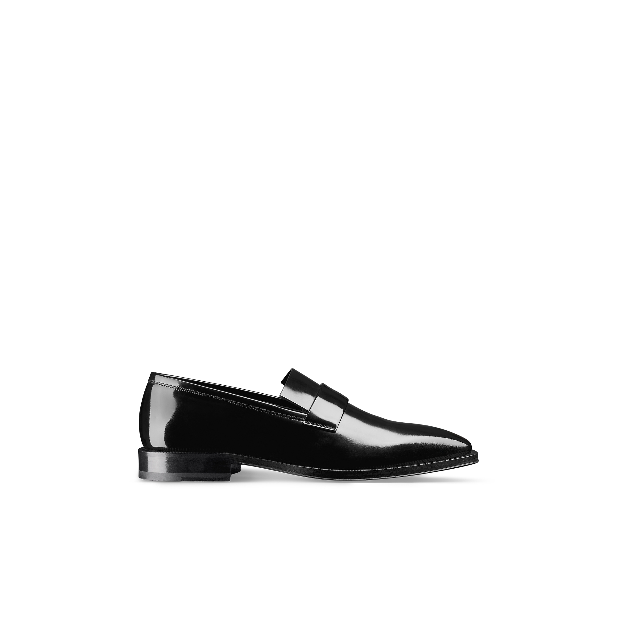 Dior Palmarès Loafer Black Patent Calfskin and Technical Fabric E02